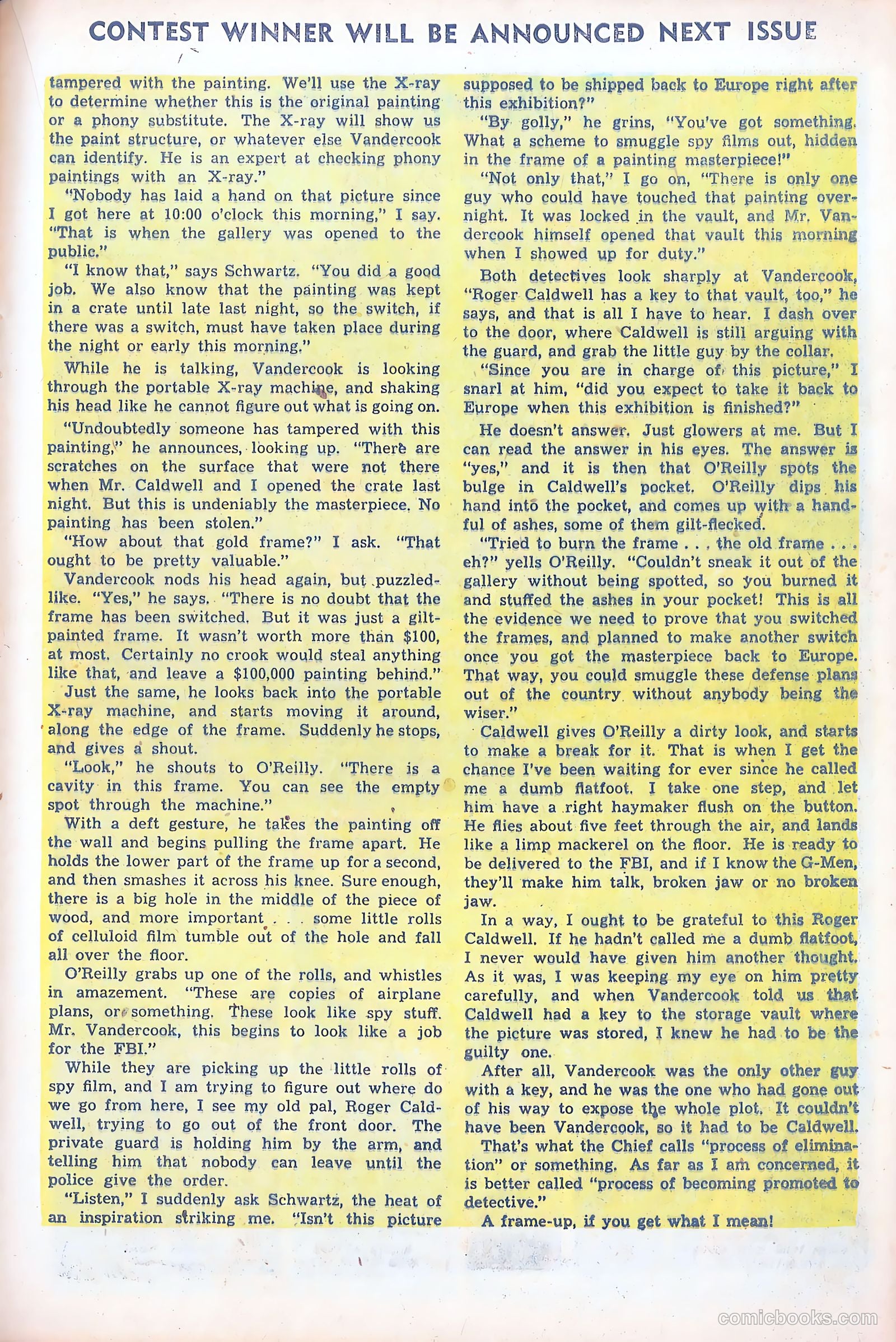 Bruce Gentry Comics #4 — page 21 of 36