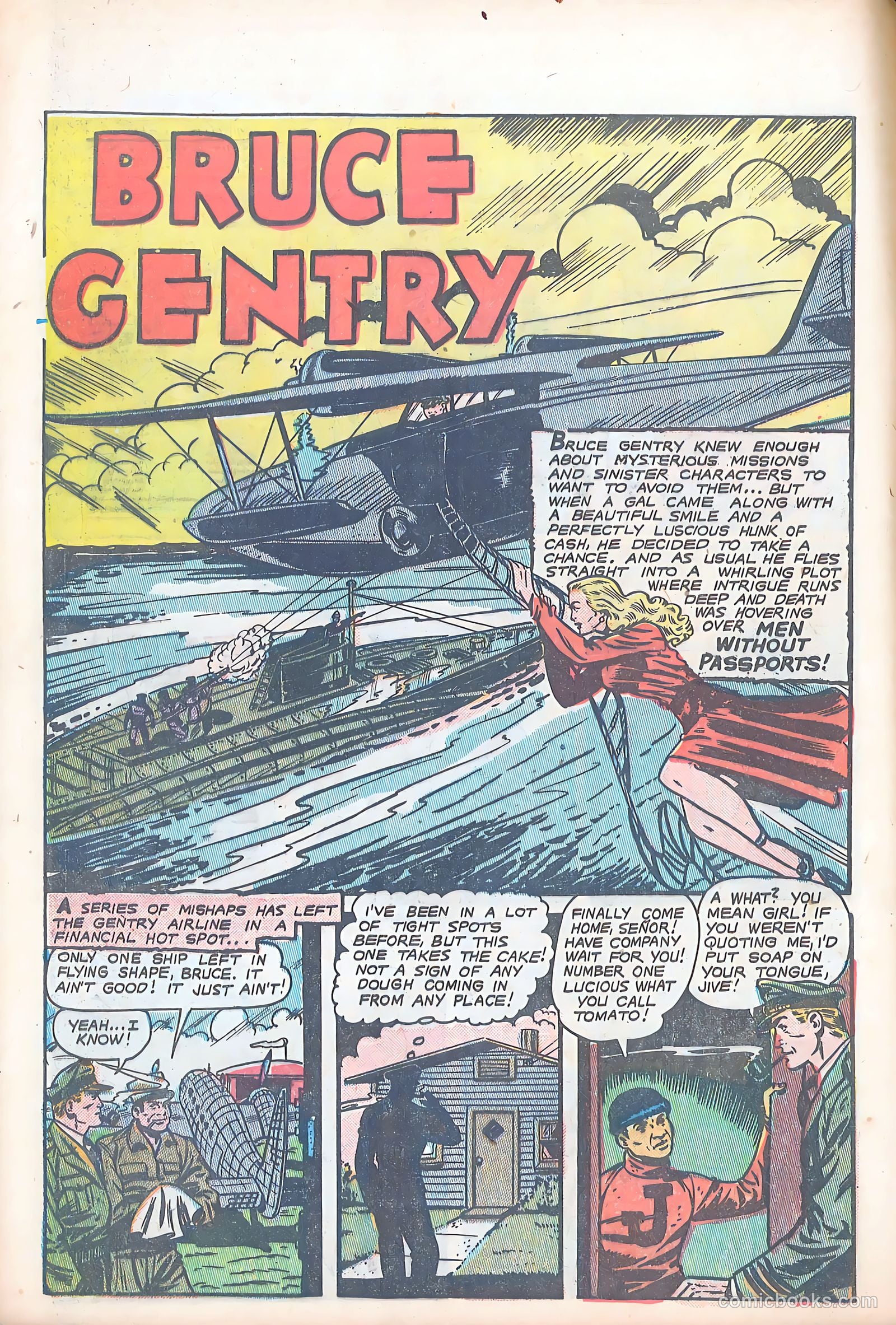 Bruce Gentry Comics #4 — page 28 of 36