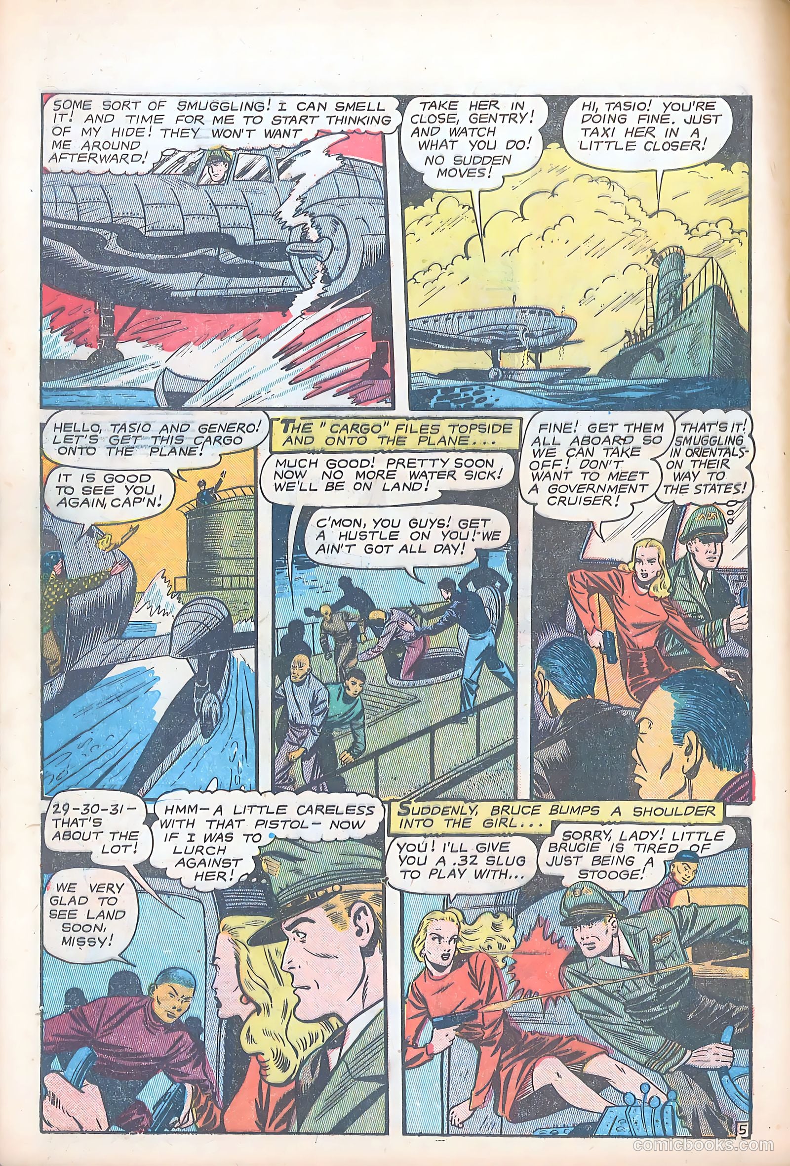Bruce Gentry Comics #4 — page 32 of 36