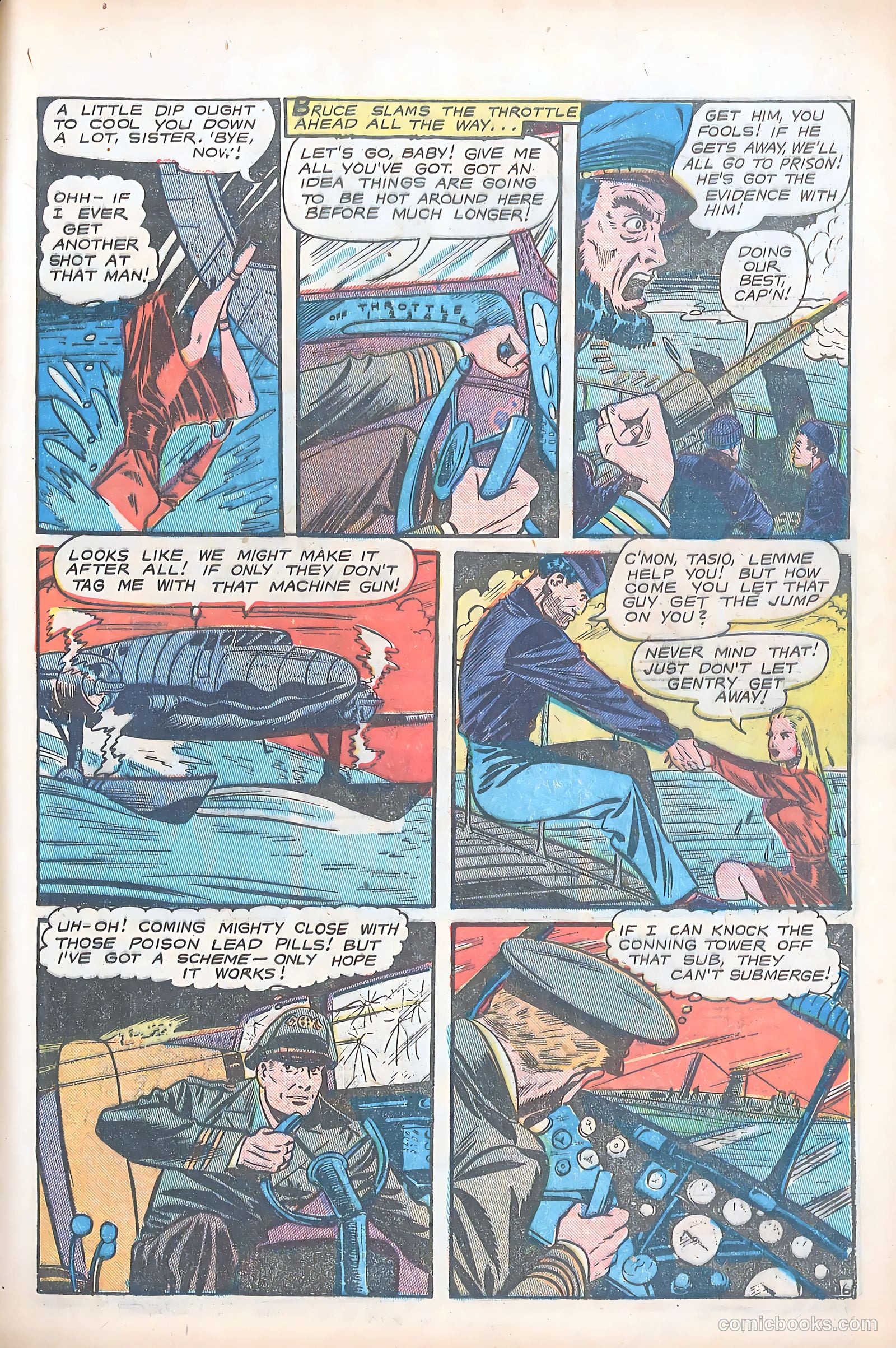 Bruce Gentry Comics #4 — page 33 of 36