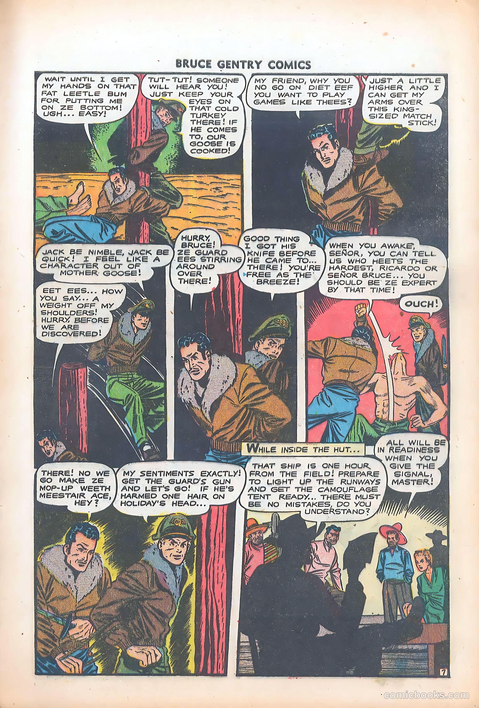 Bruce Gentry Comics #5 — page 9 of 36