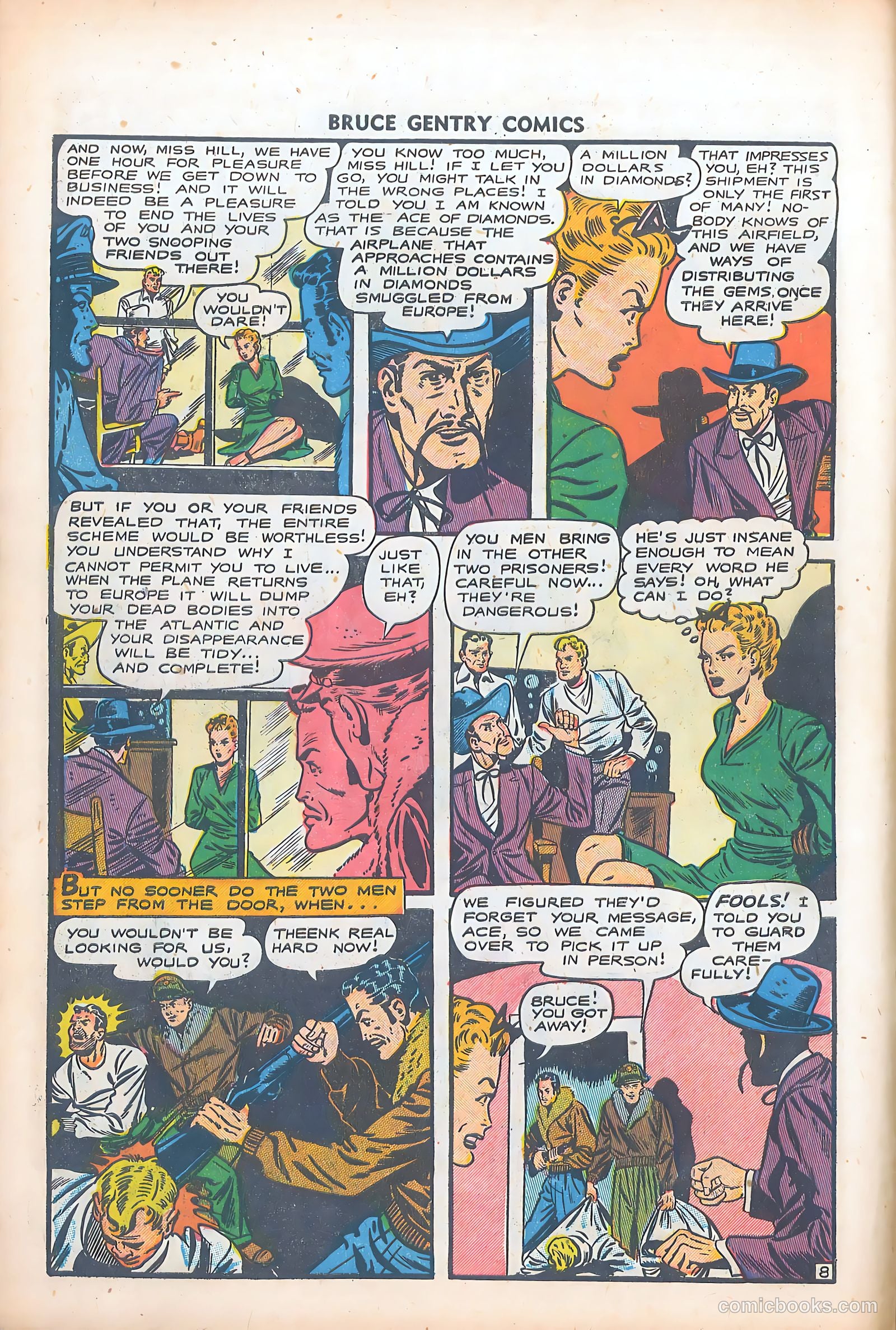 Bruce Gentry Comics #5 — page 10 of 36