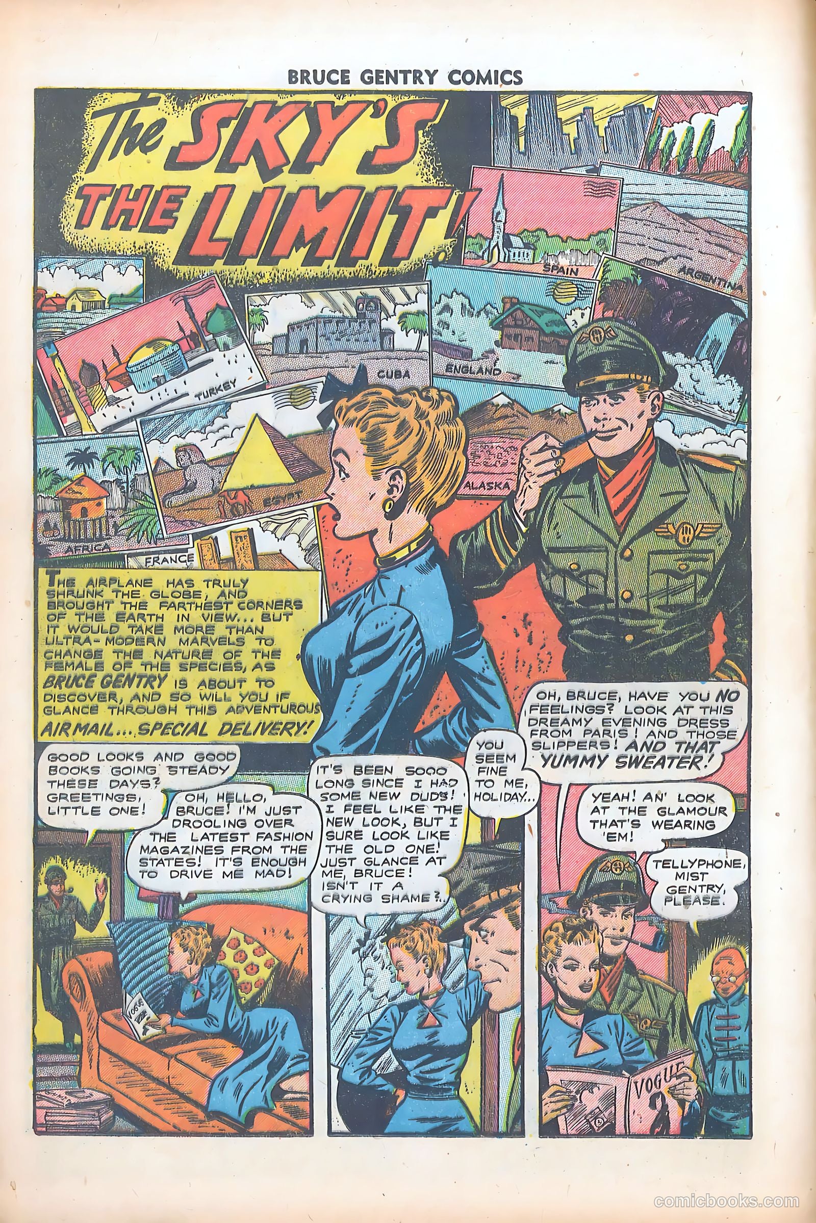 Bruce Gentry Comics #5 — page 12 of 36