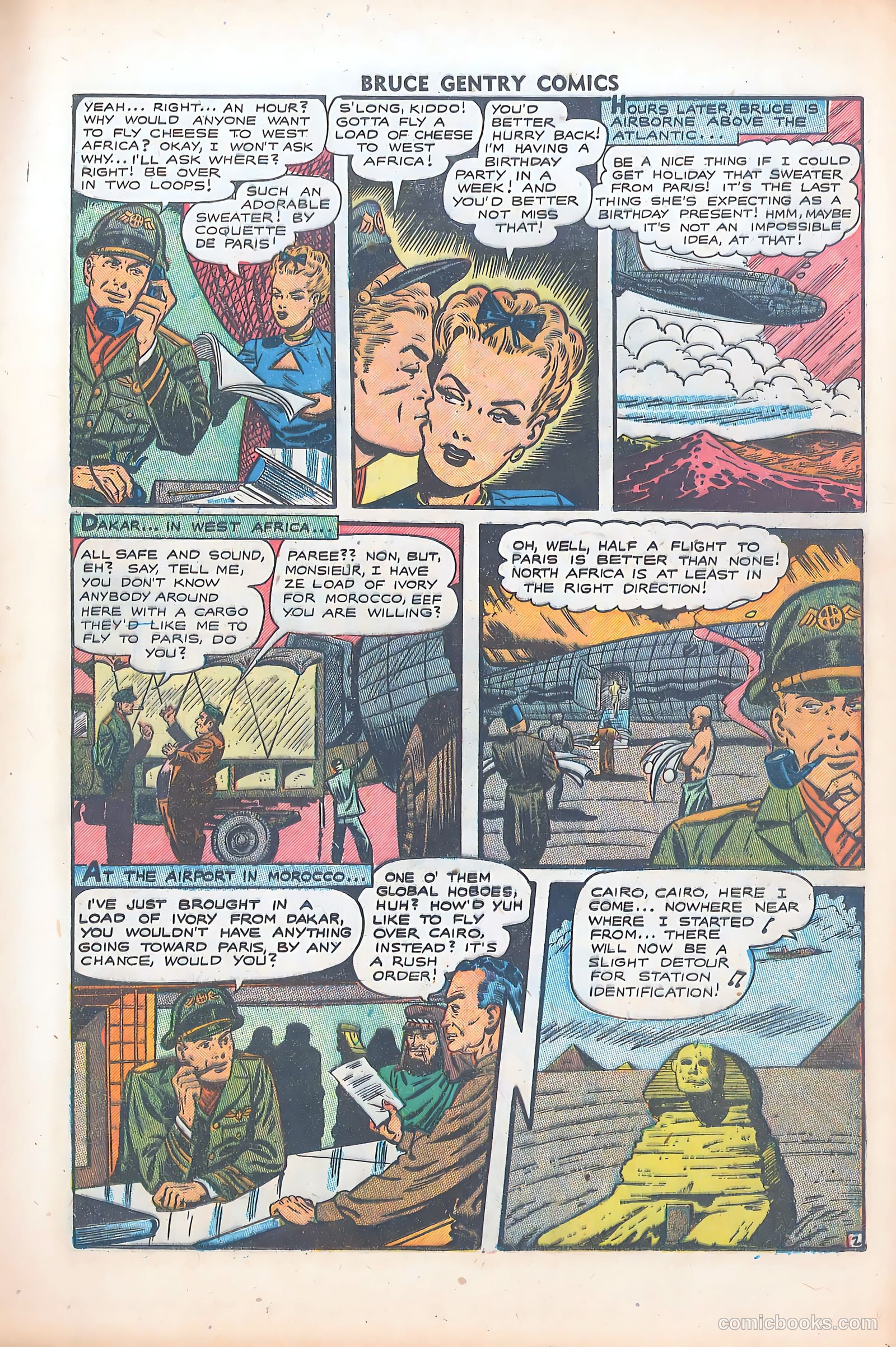 Bruce Gentry Comics #5 — page 13 of 36
