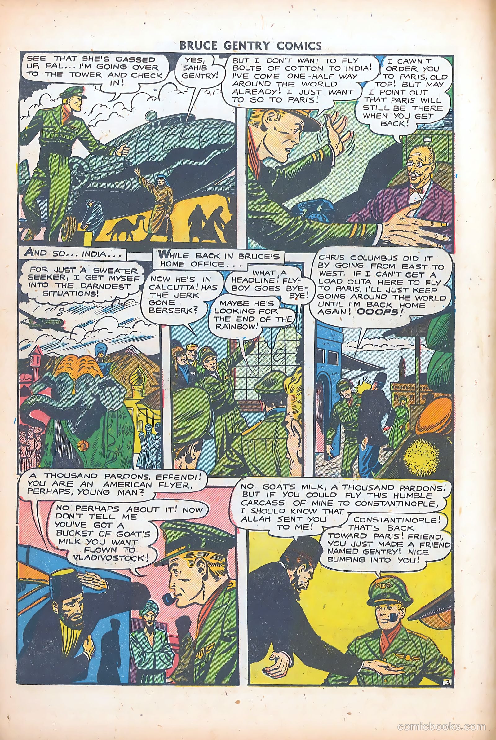 Bruce Gentry Comics #5 — page 14 of 36