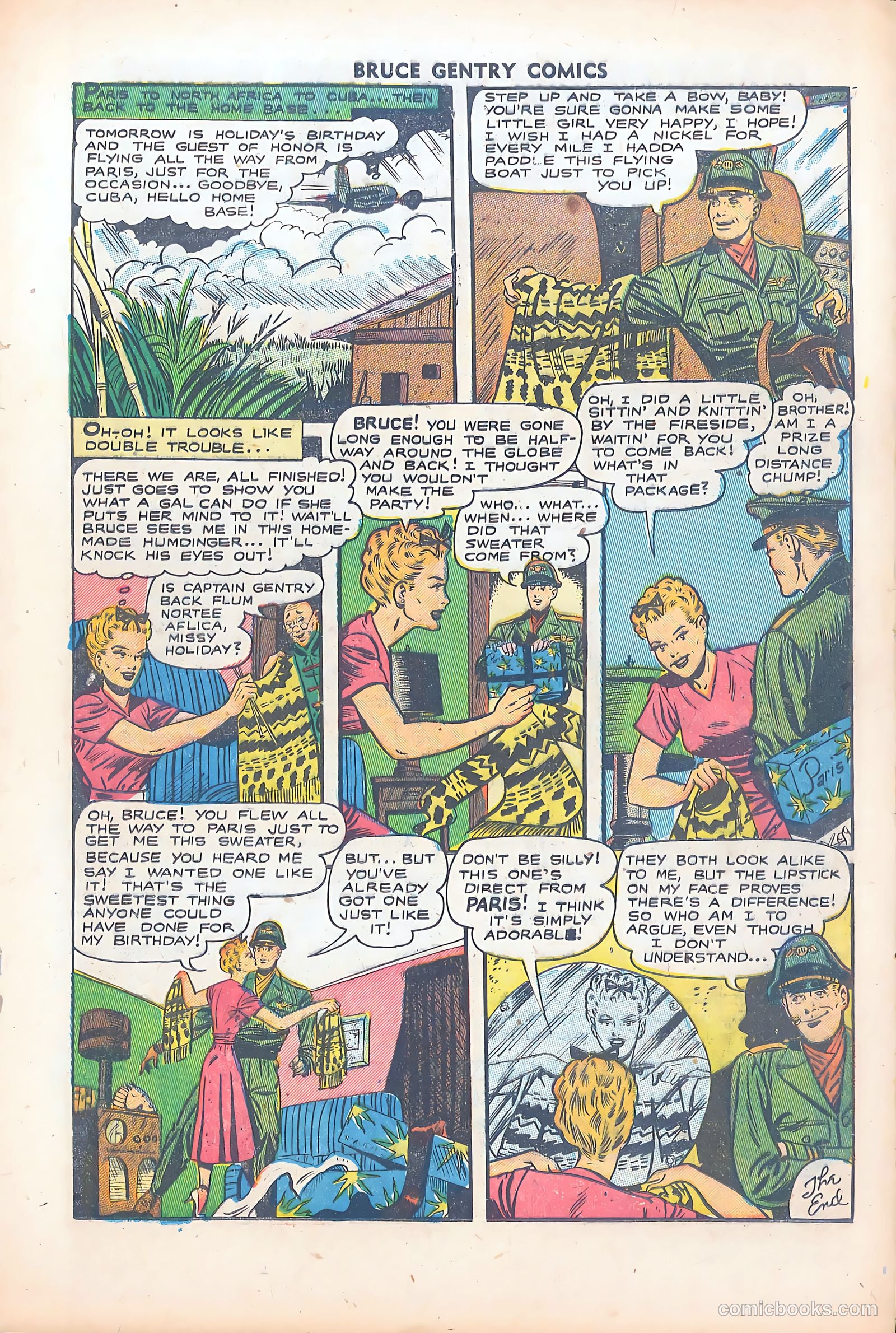 Bruce Gentry Comics #5 — page 17 of 36