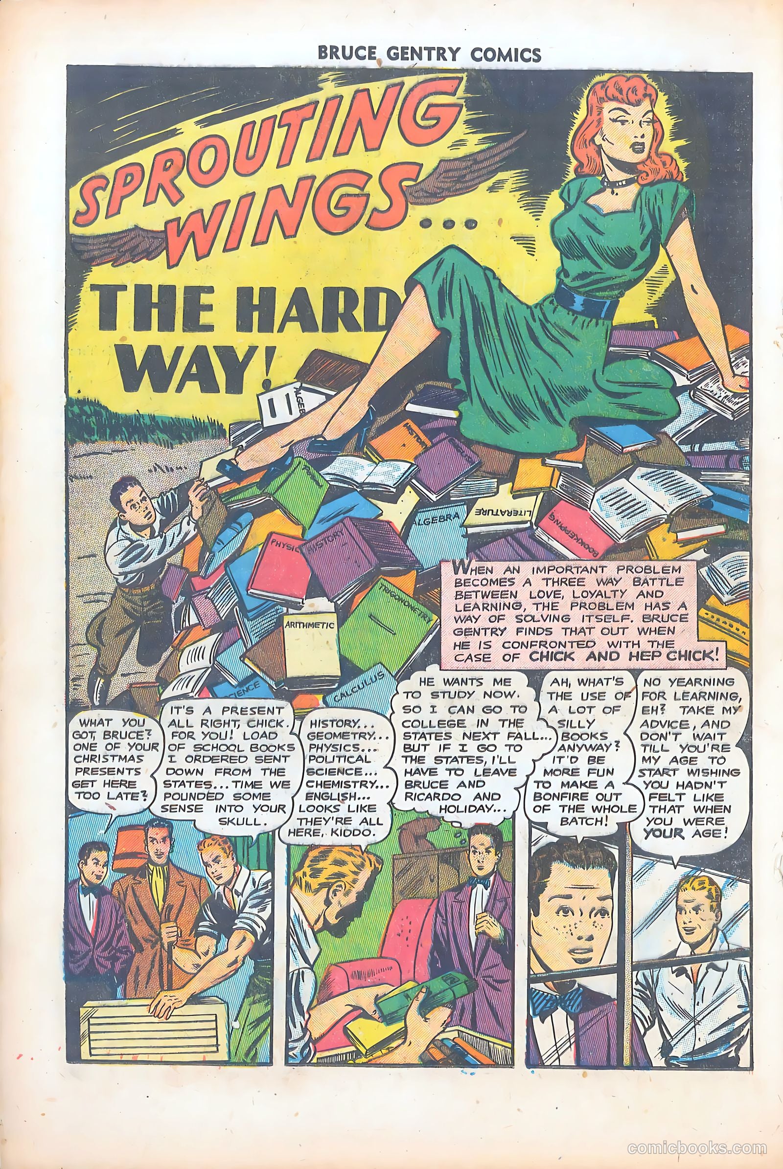 Bruce Gentry Comics #5 — page 20 of 36