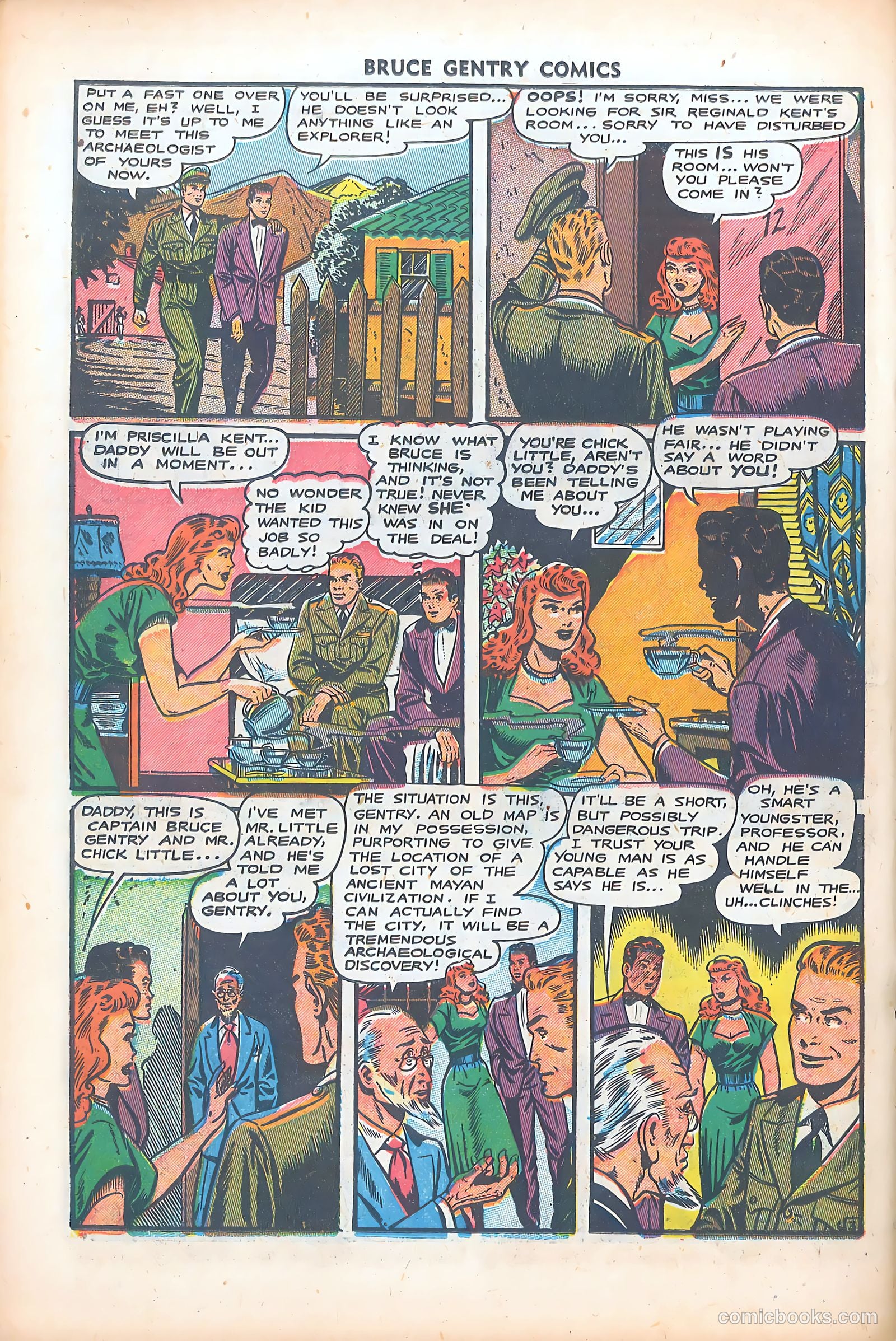 Bruce Gentry Comics #5 — page 22 of 36