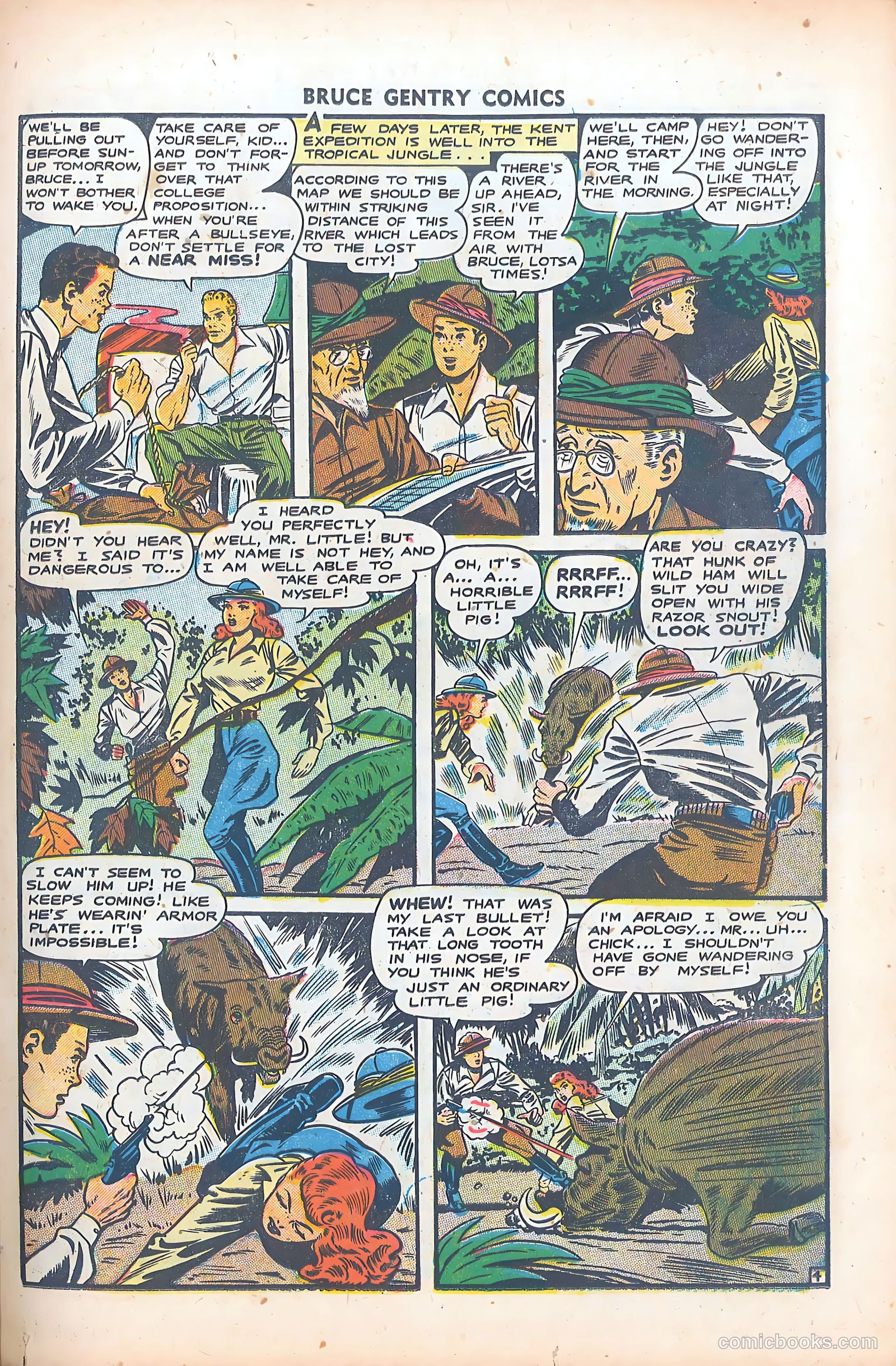 Bruce Gentry Comics #5 — page 23 of 36