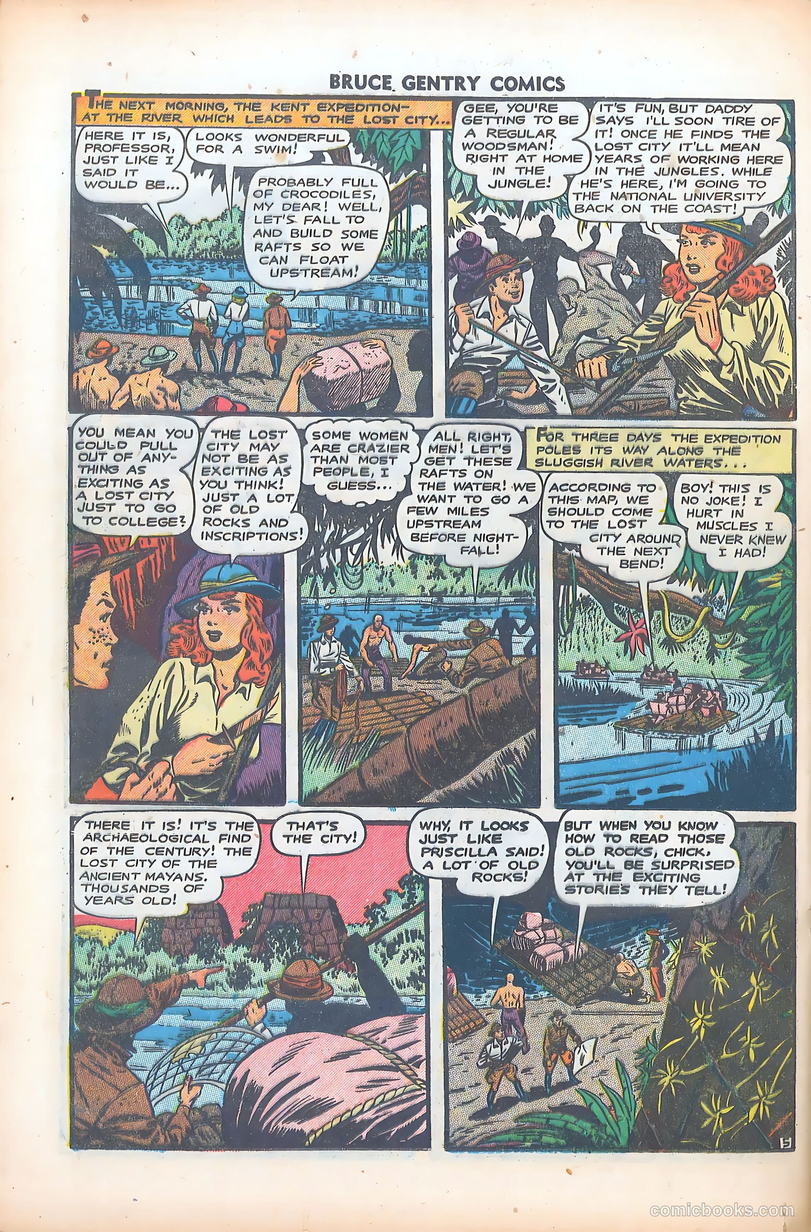 Bruce Gentry Comics #5 — page 24 of 36