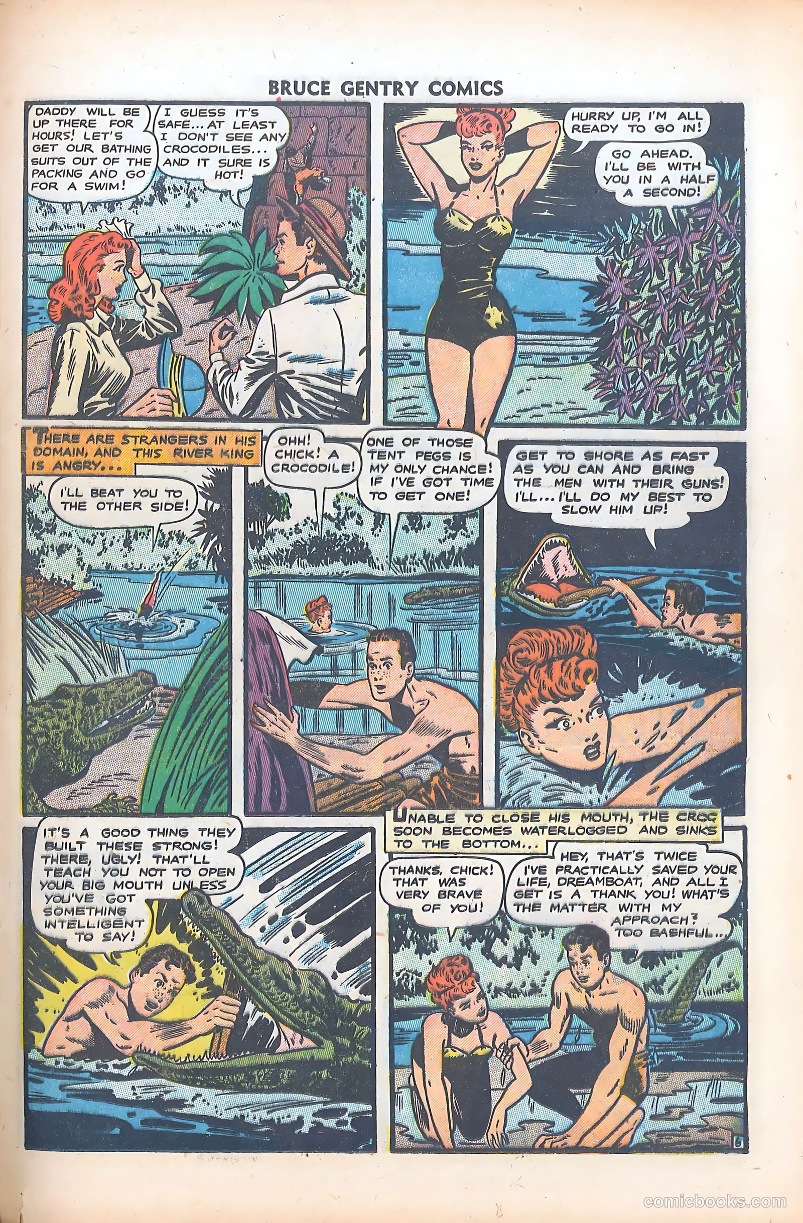 Bruce Gentry Comics #5 — page 25 of 36