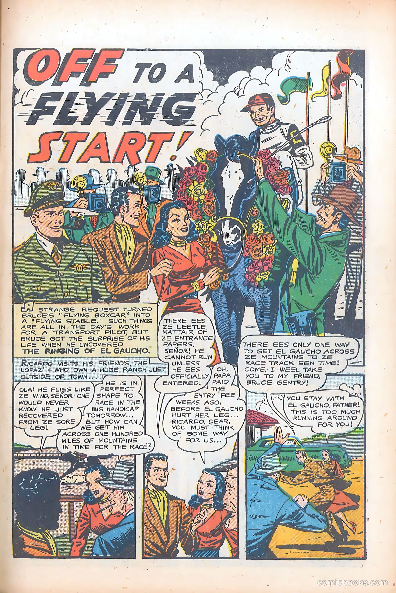Bruce Gentry Comics #5 — page 27 of 36
