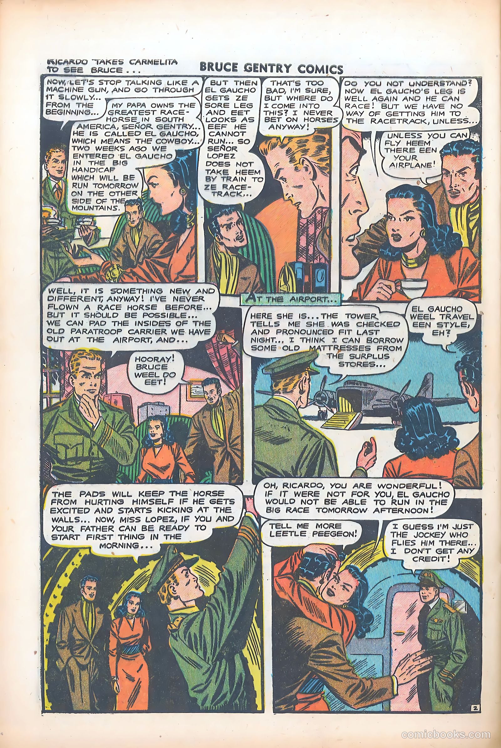 Bruce Gentry Comics #5 — page 28 of 36