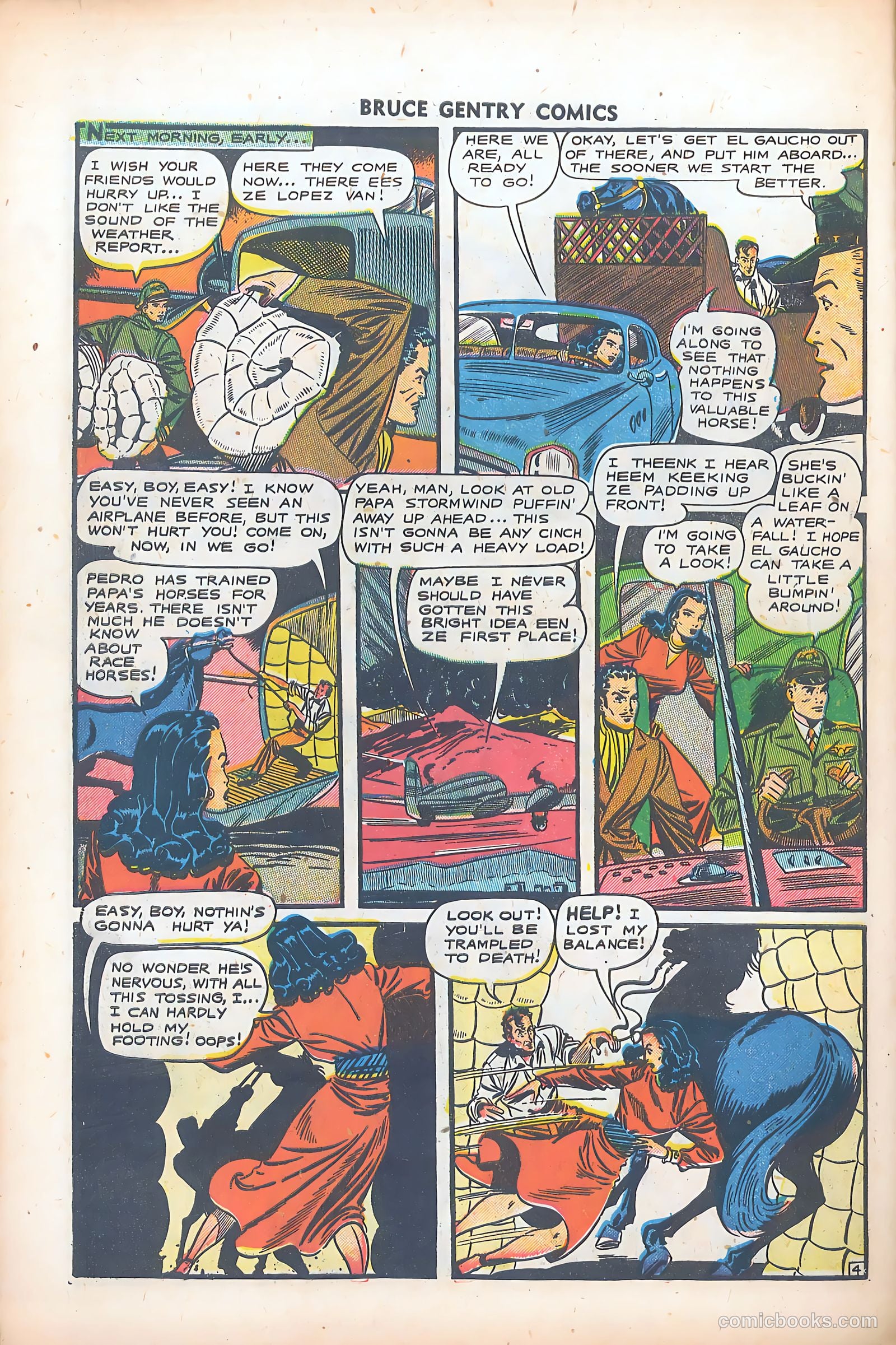 Bruce Gentry Comics #5 — page 30 of 36