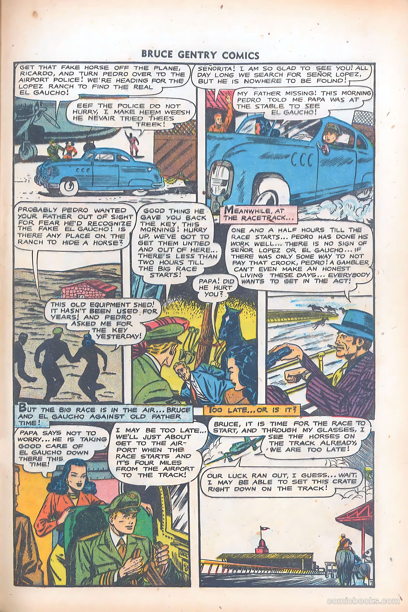 Bruce Gentry Comics #5 — page 33 of 36