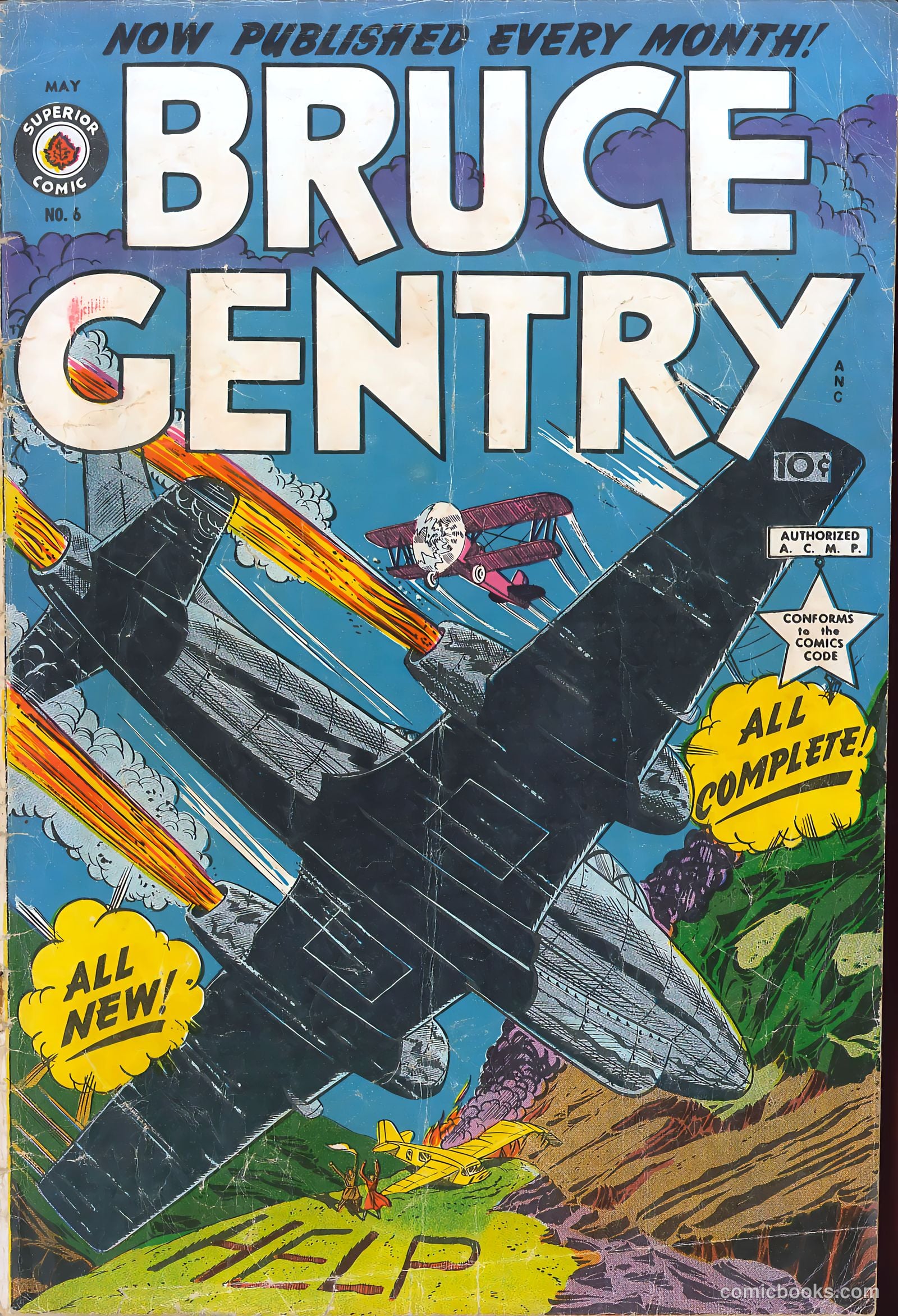 Bruce Gentry Comics #6 — page 1 of 36