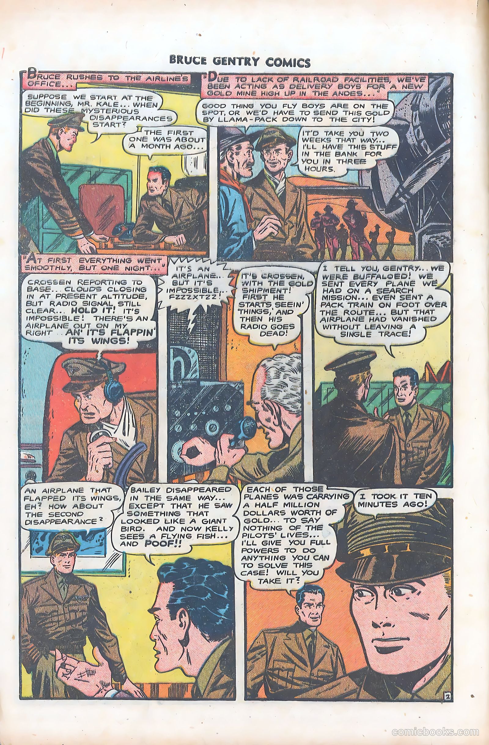 Bruce Gentry Comics #6 — page 4 of 36