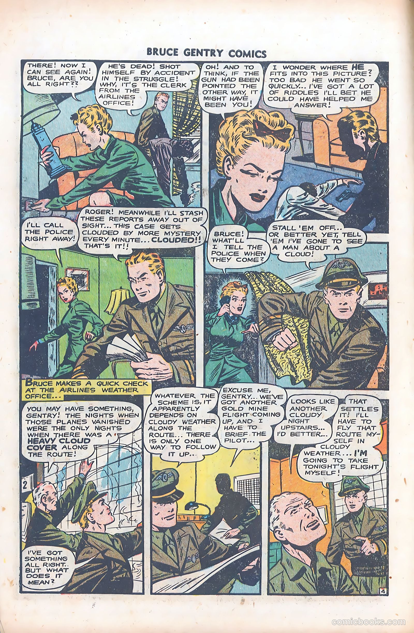 Bruce Gentry Comics #6 — page 6 of 36