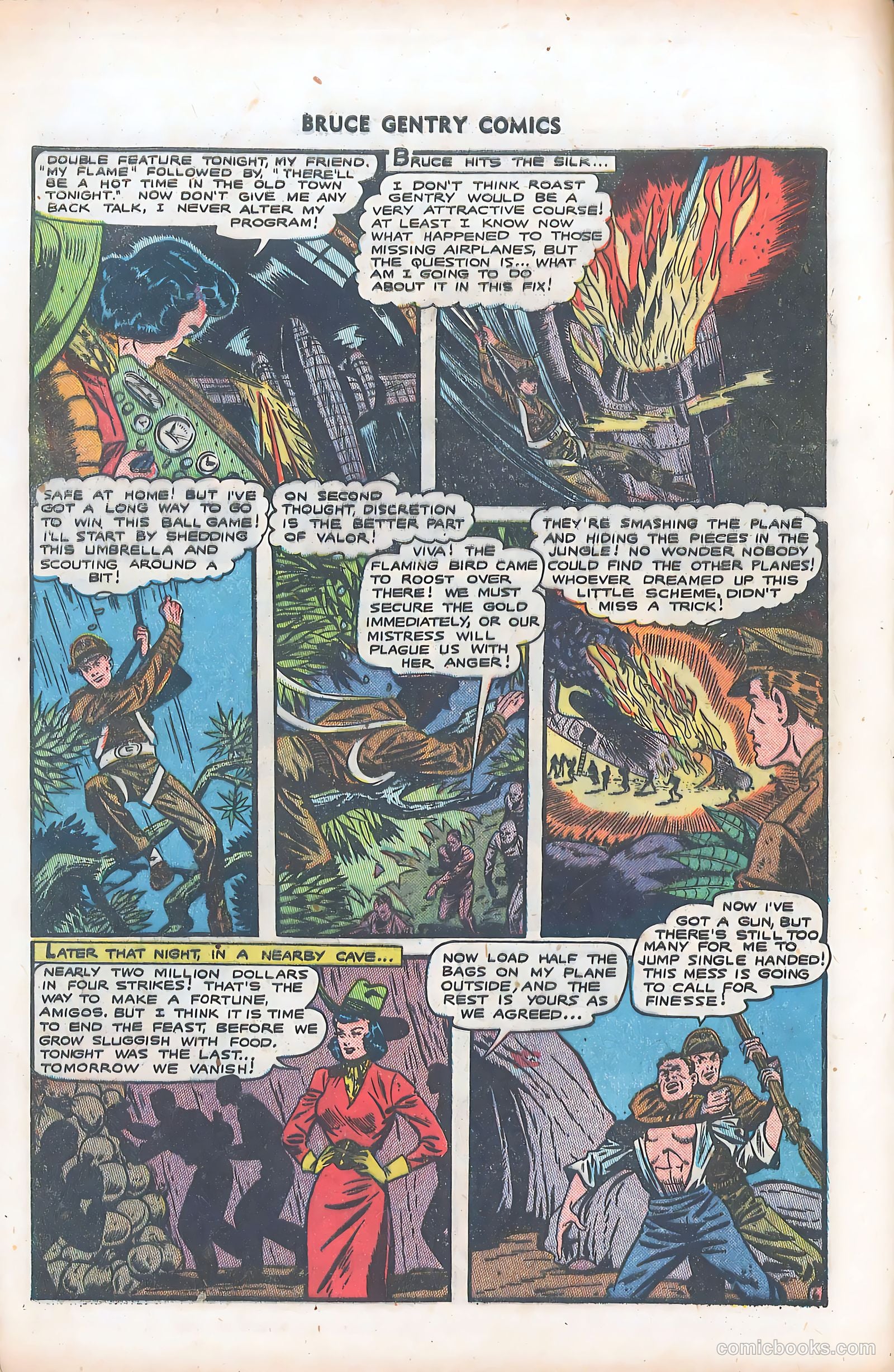 Bruce Gentry Comics #6 — page 8 of 36