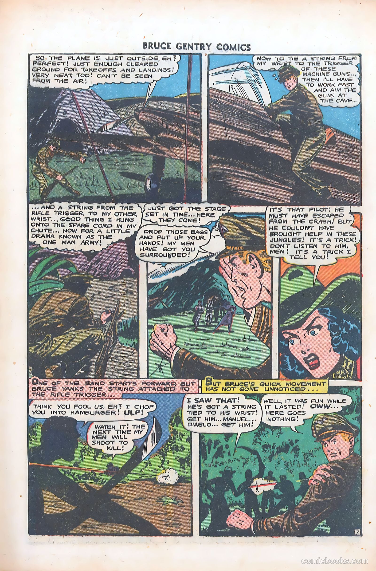Bruce Gentry Comics #6 — page 9 of 36