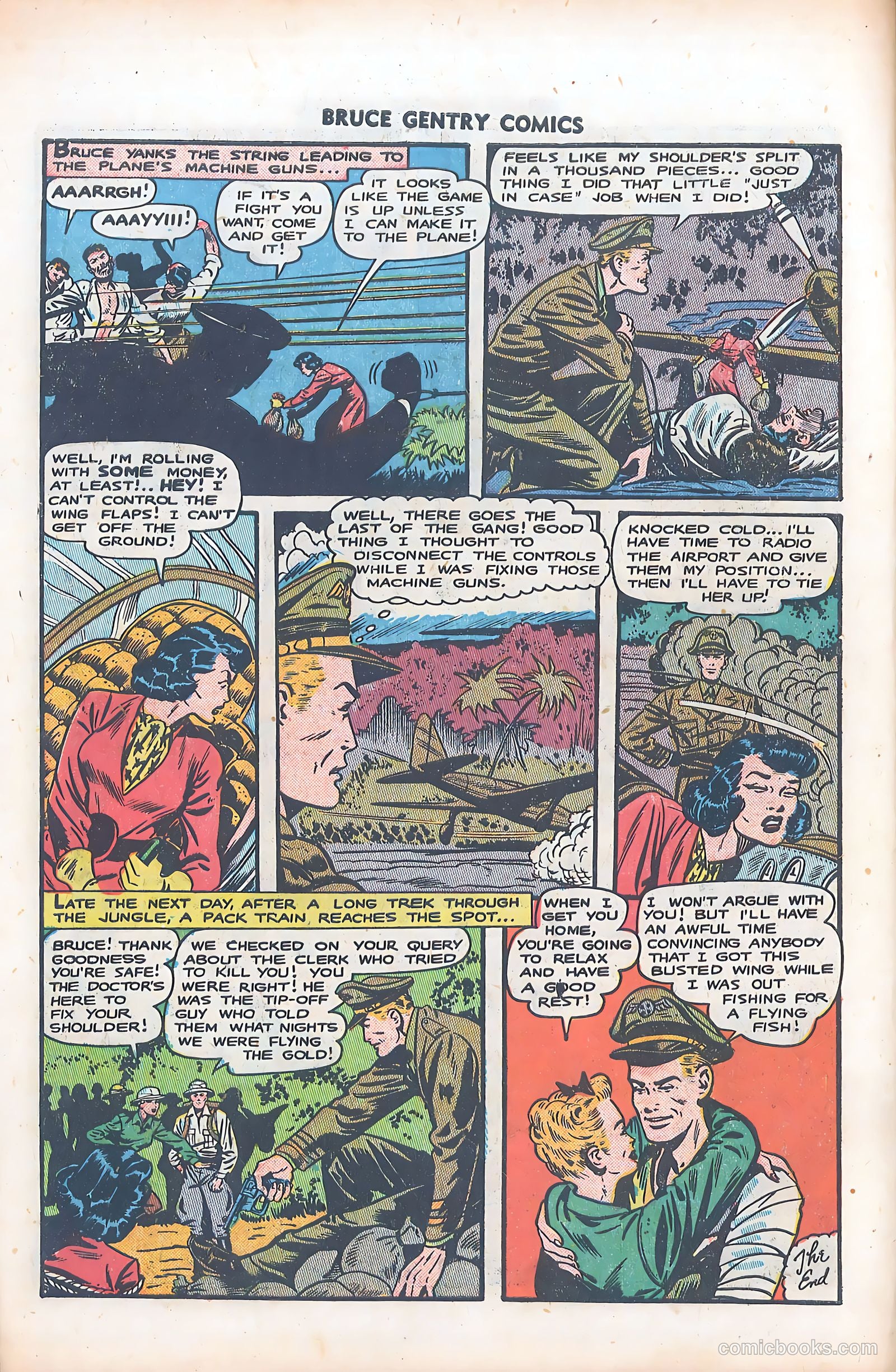 Bruce Gentry Comics #6 — page 10 of 36