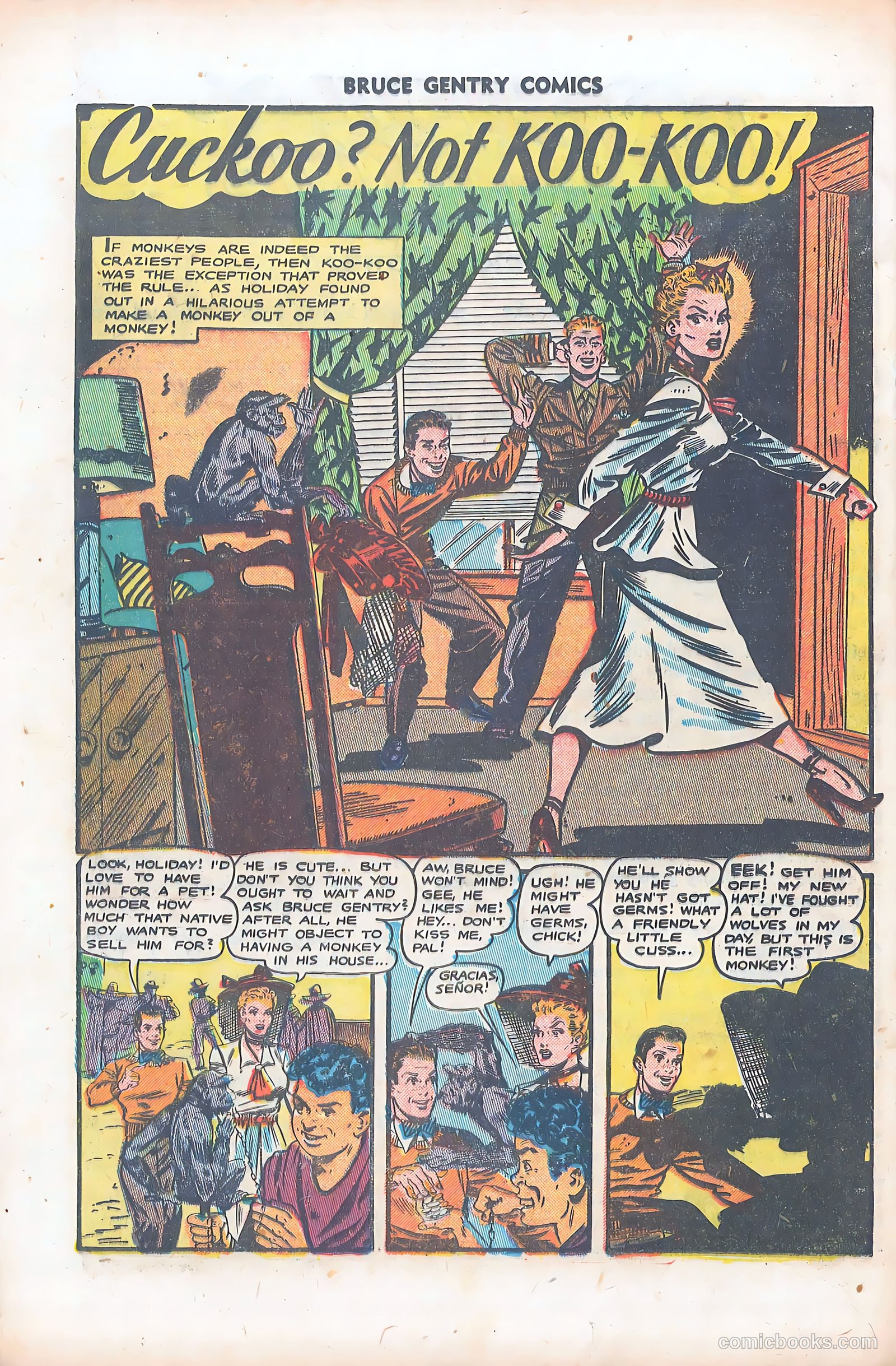 Bruce Gentry Comics #6 — page 20 of 36