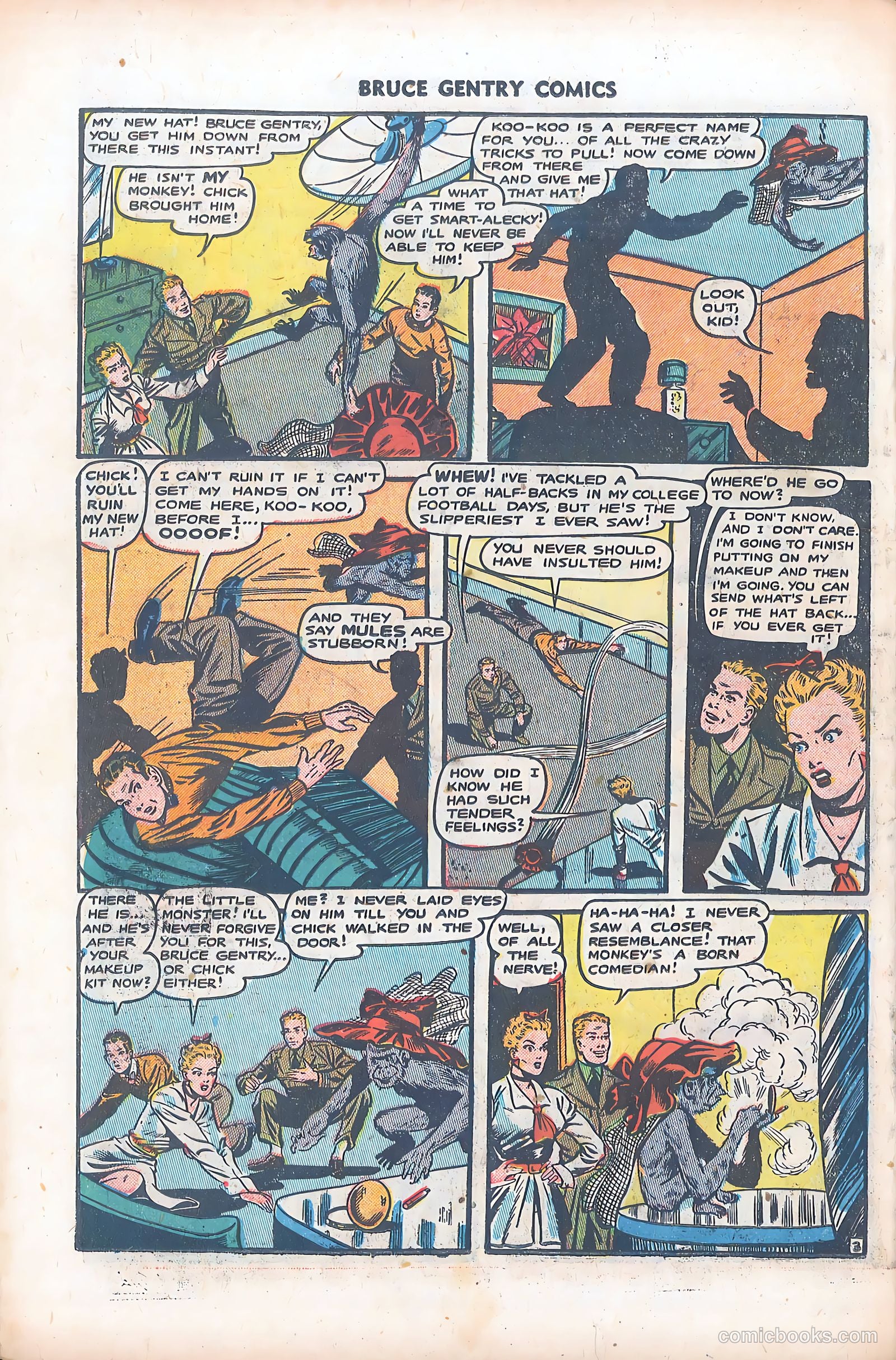 Bruce Gentry Comics #6 — page 22 of 36