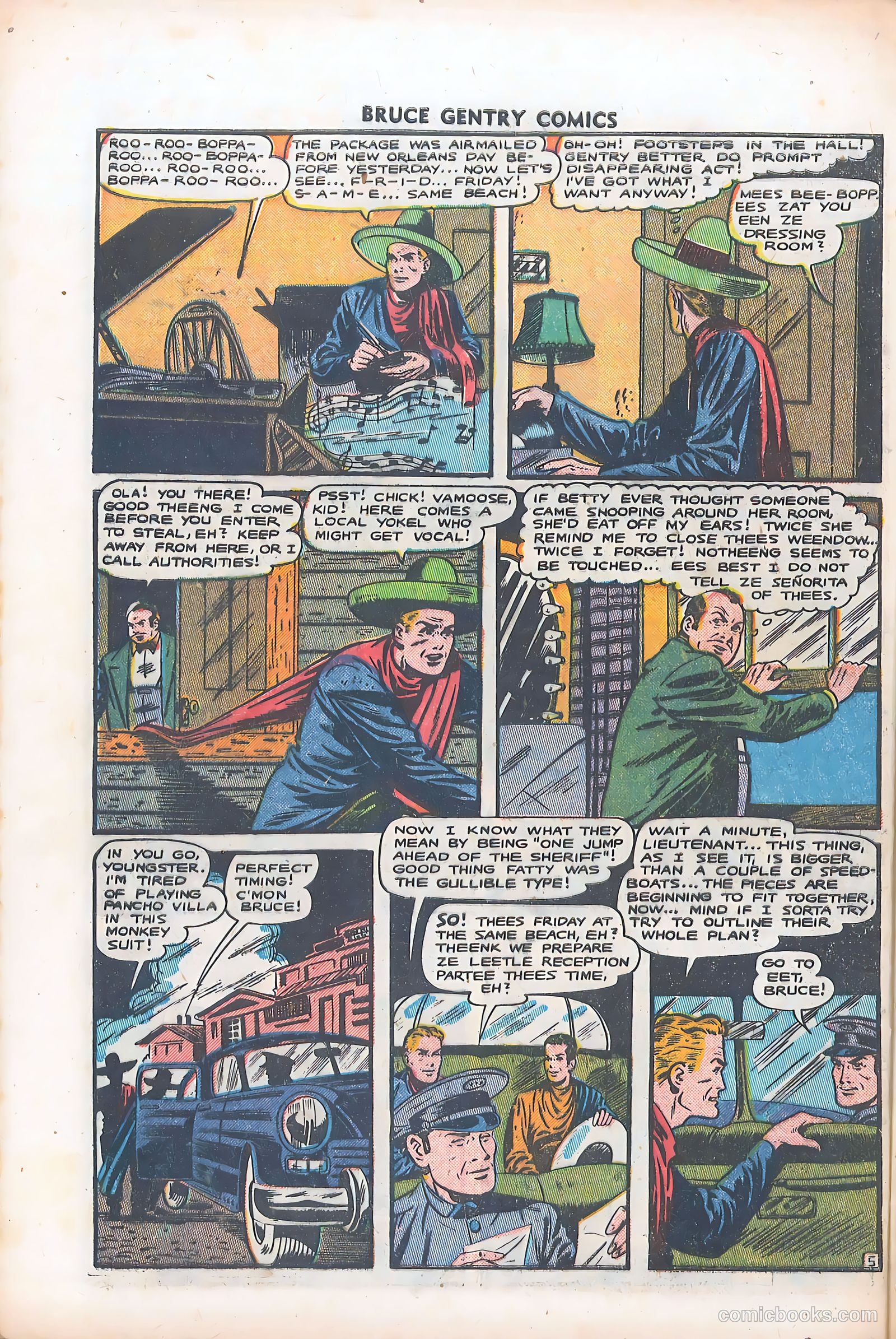 Bruce Gentry Comics #6 — page 28 of 36