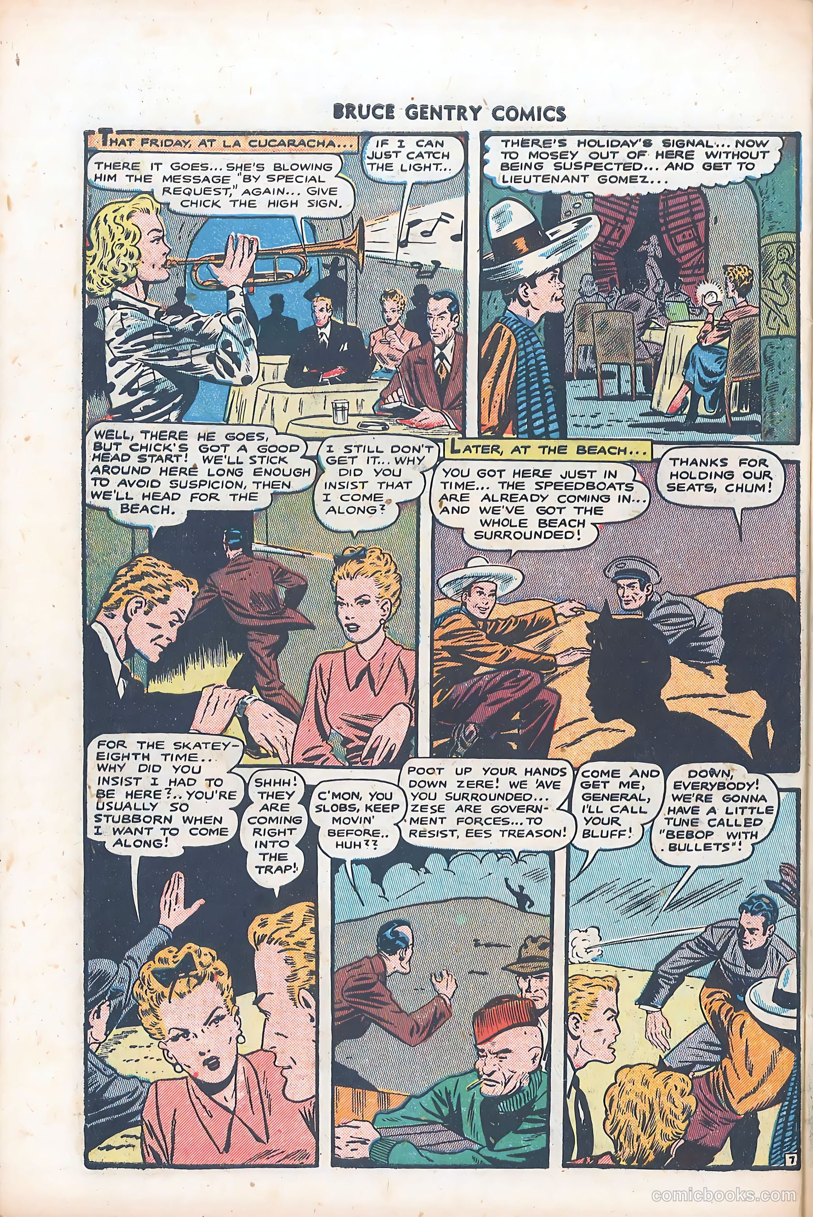 Bruce Gentry Comics #6 — page 30 of 36
