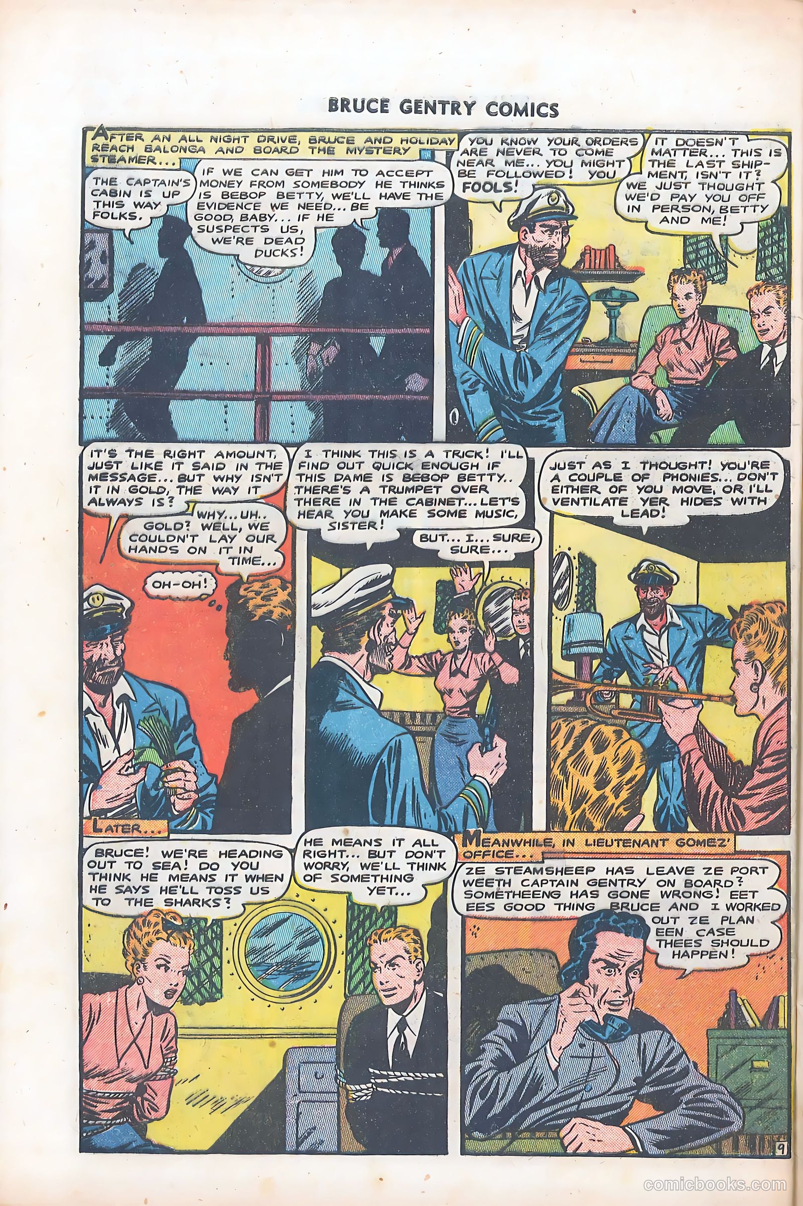 Bruce Gentry Comics #6 — page 32 of 36
