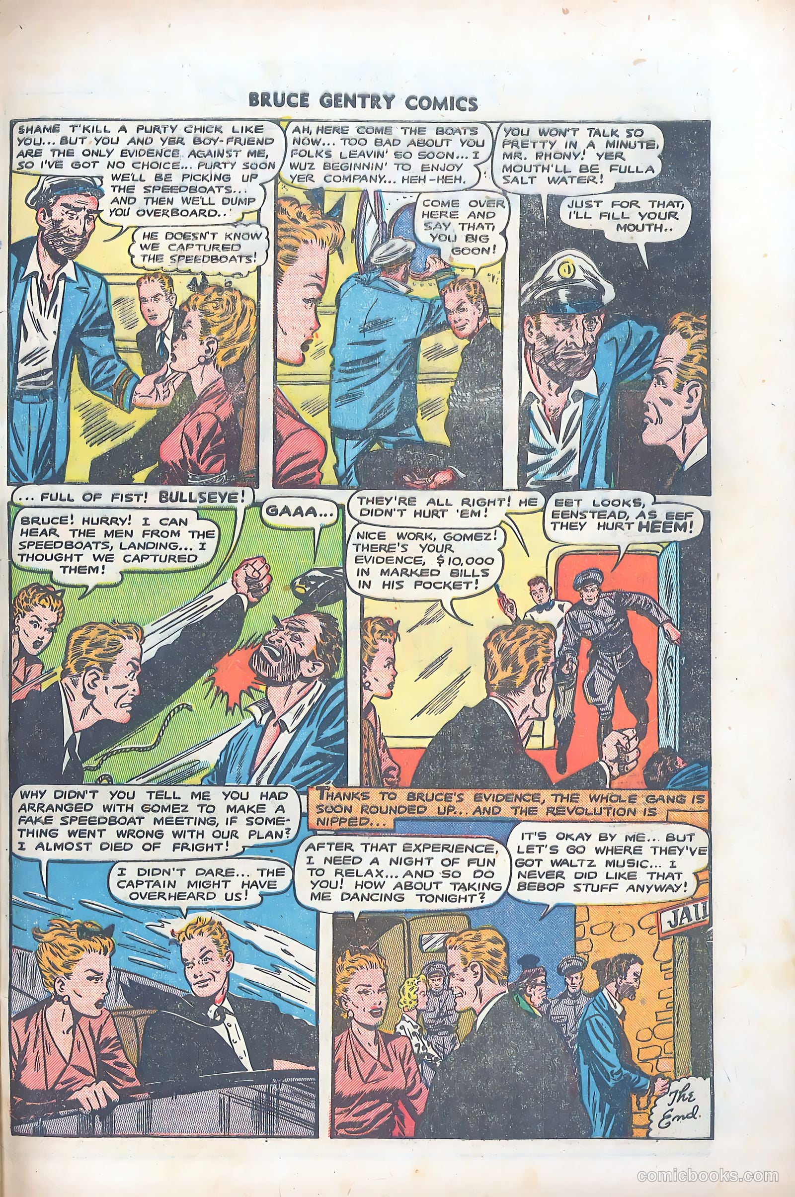 Bruce Gentry Comics #6 — page 33 of 36