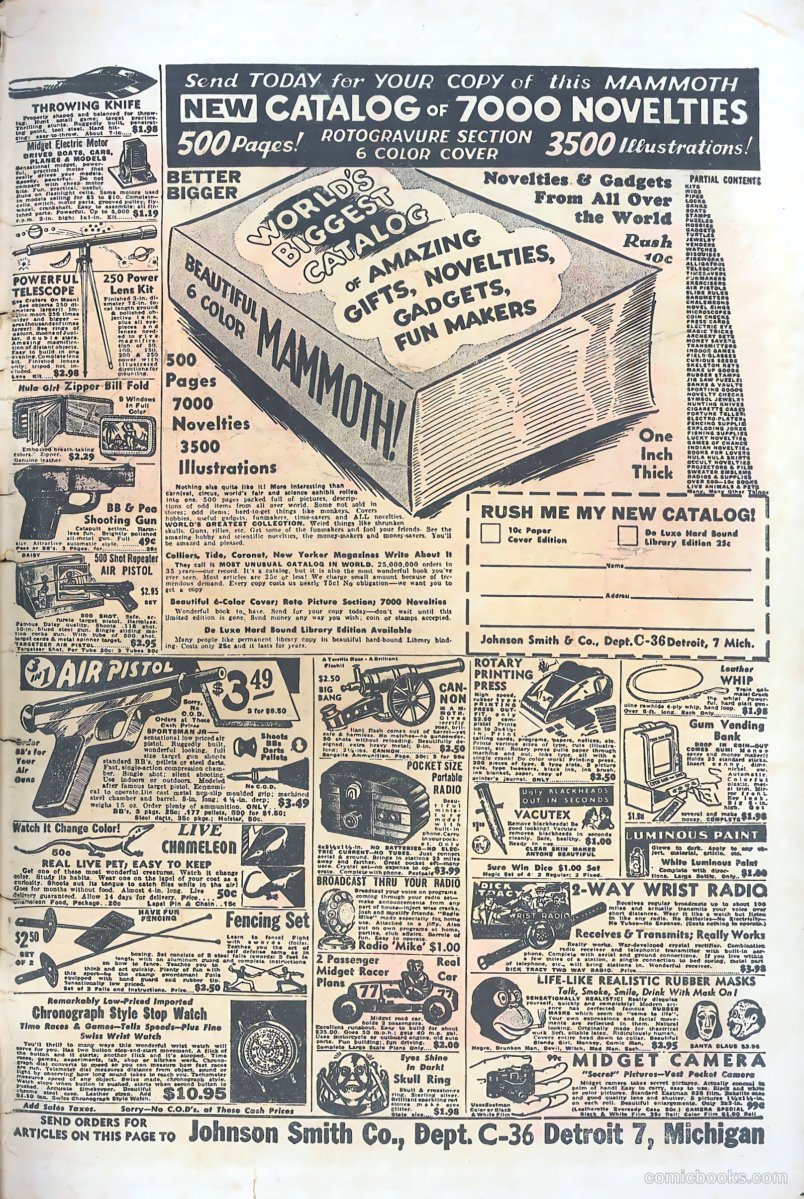 Bruce Gentry Comics #6 — page 35 of 36