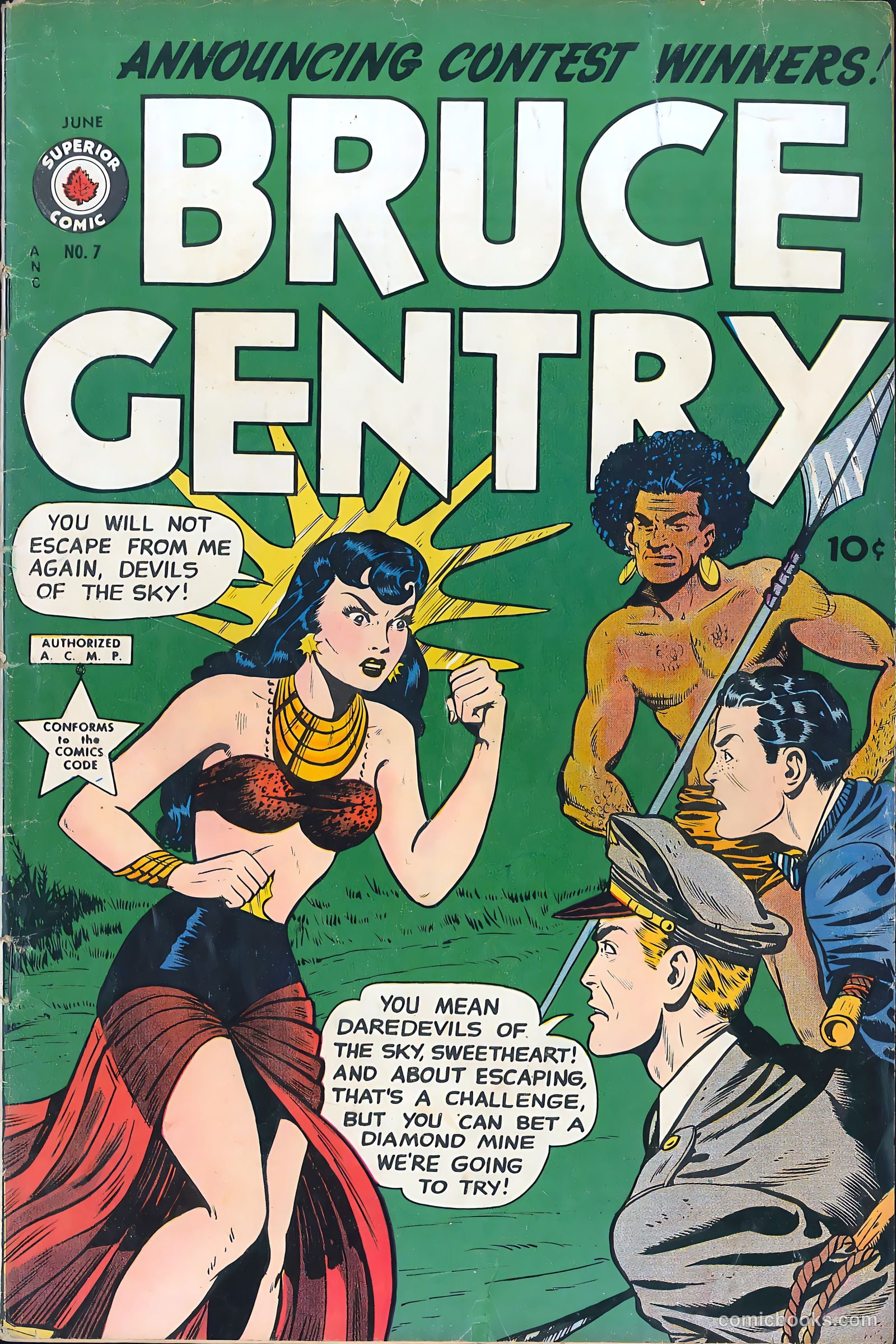 Bruce Gentry Comics #7 — page 1 of 36
