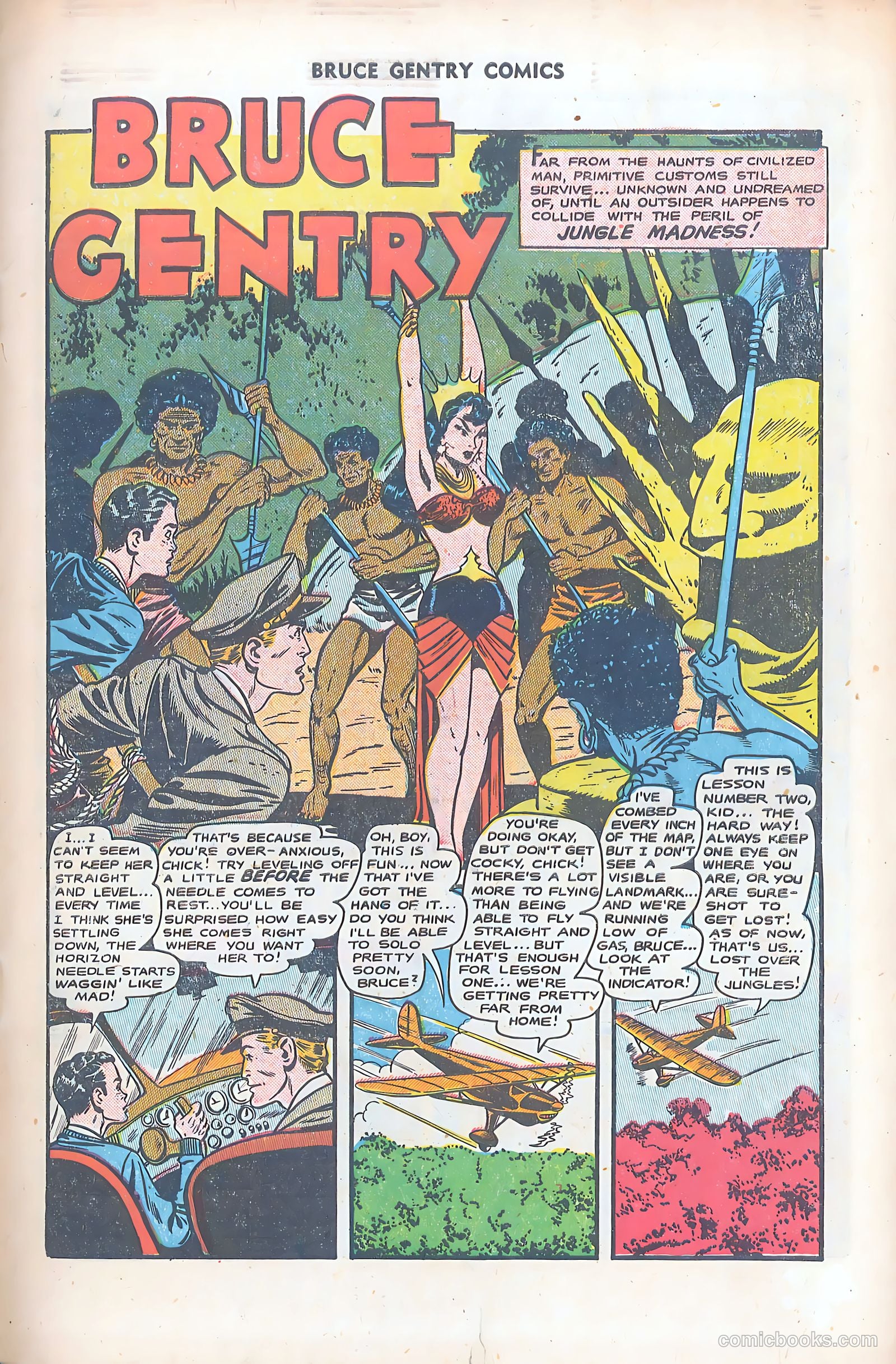Bruce Gentry Comics #7 — page 3 of 36