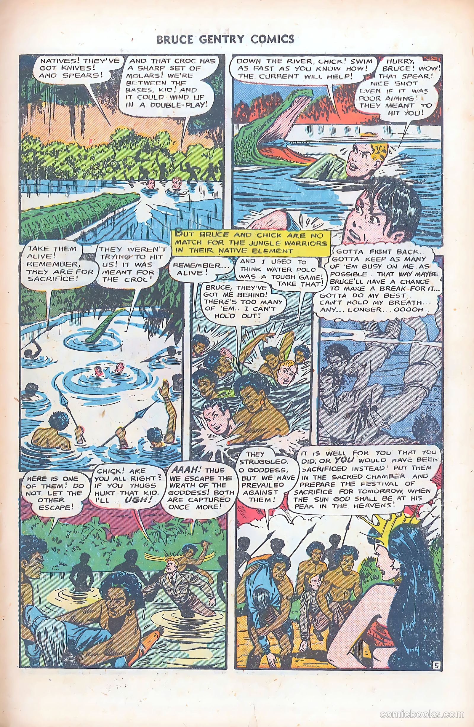 Bruce Gentry Comics #7 — page 7 of 36