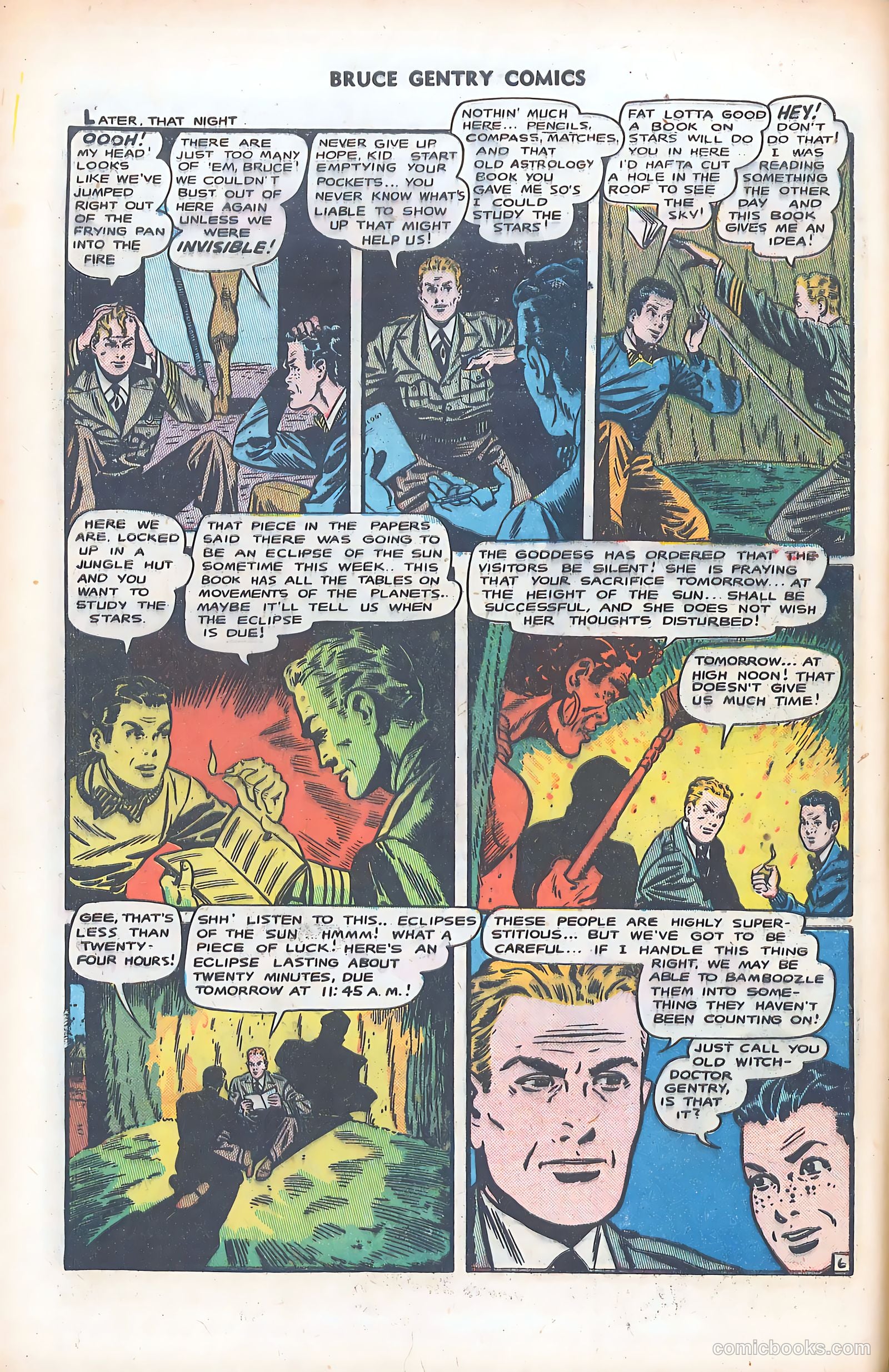 Bruce Gentry Comics #7 — page 8 of 36
