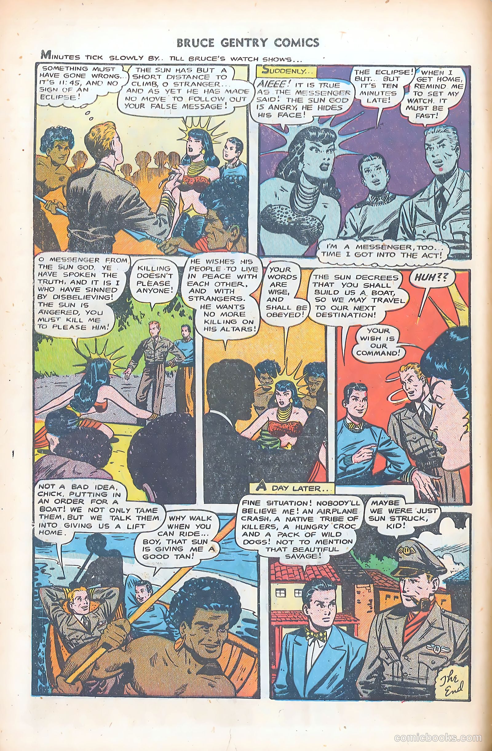 Bruce Gentry Comics #7 — page 10 of 36