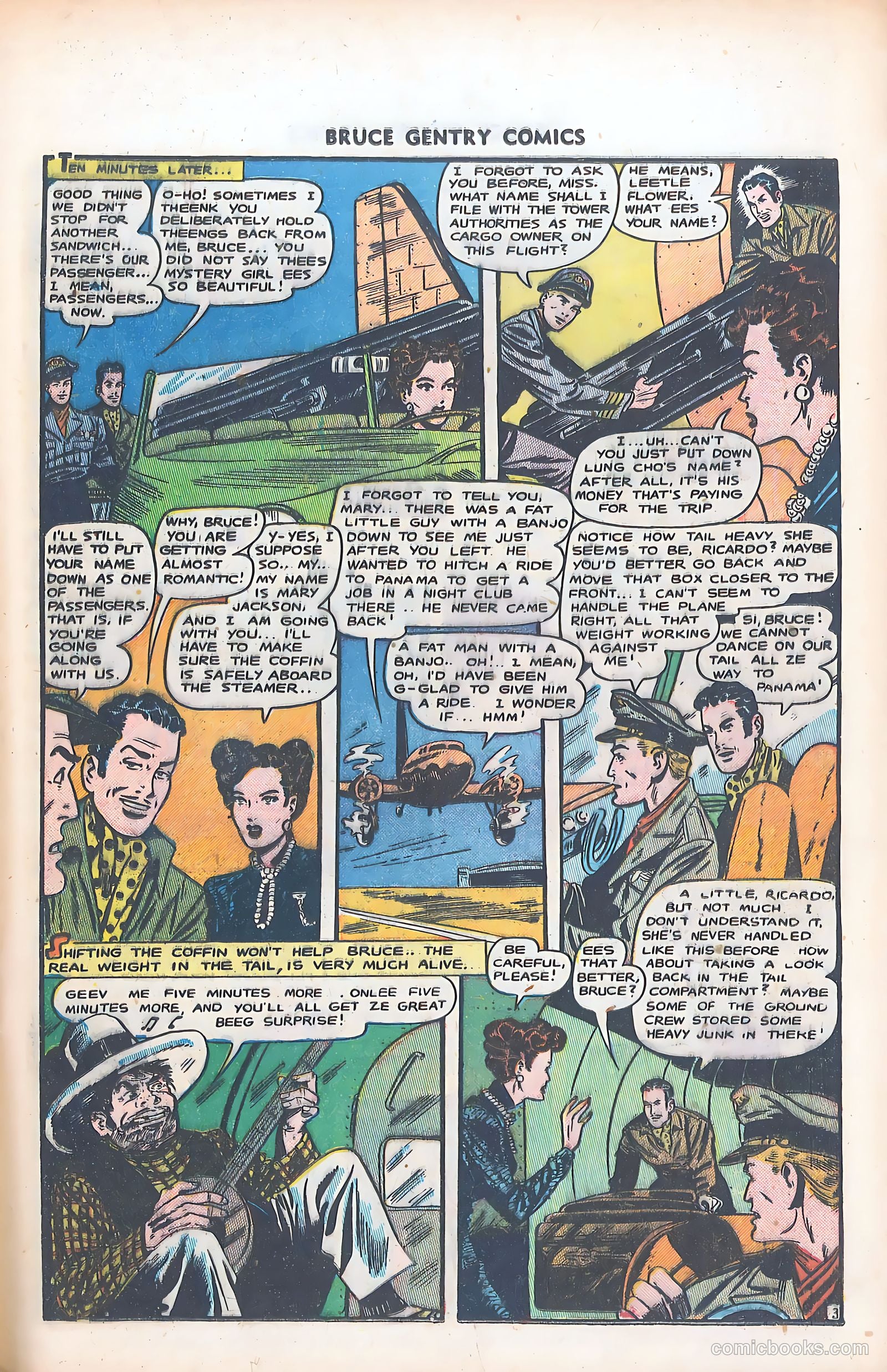 Bruce Gentry Comics #7 — page 13 of 36