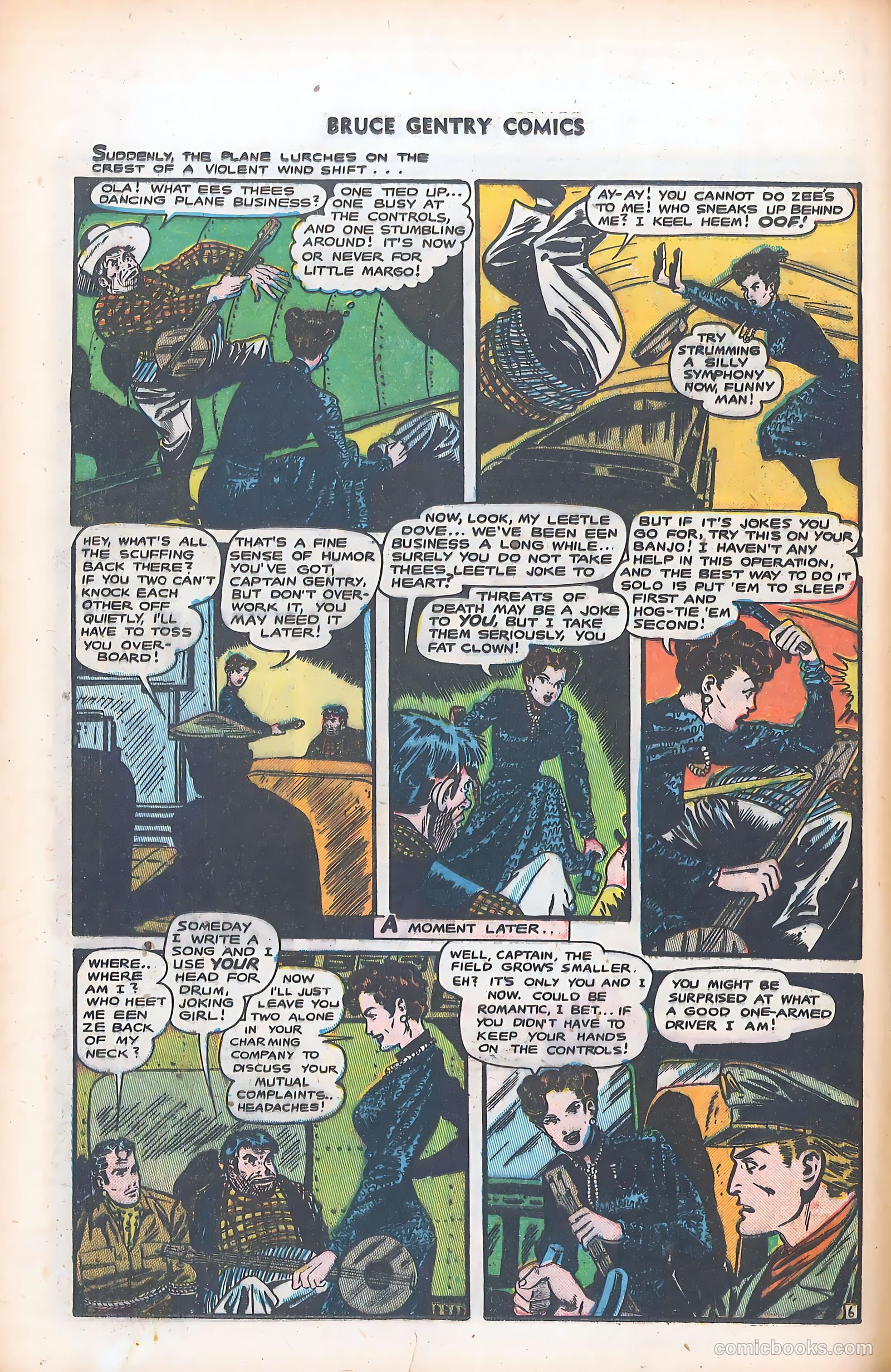 Bruce Gentry Comics #7 — page 16 of 36