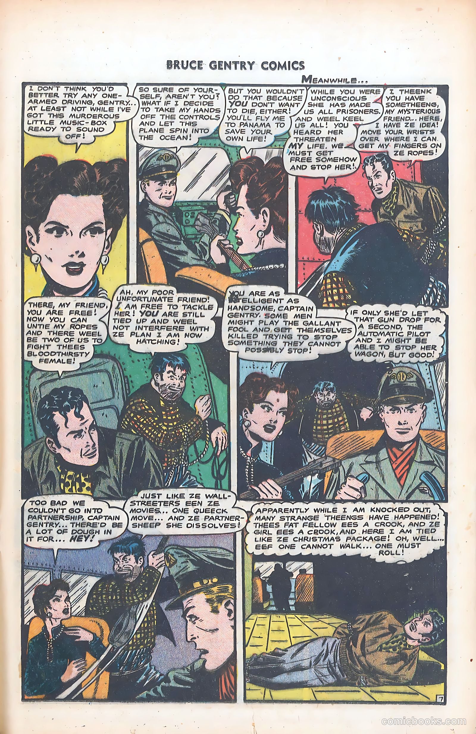 Bruce Gentry Comics #7 — page 17 of 36
