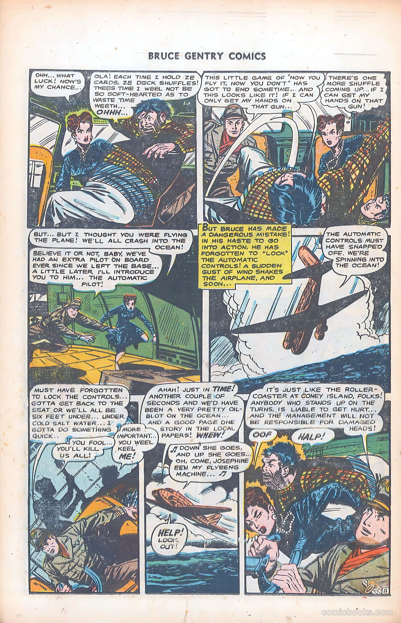 Bruce Gentry Comics #7 — page 18 of 36