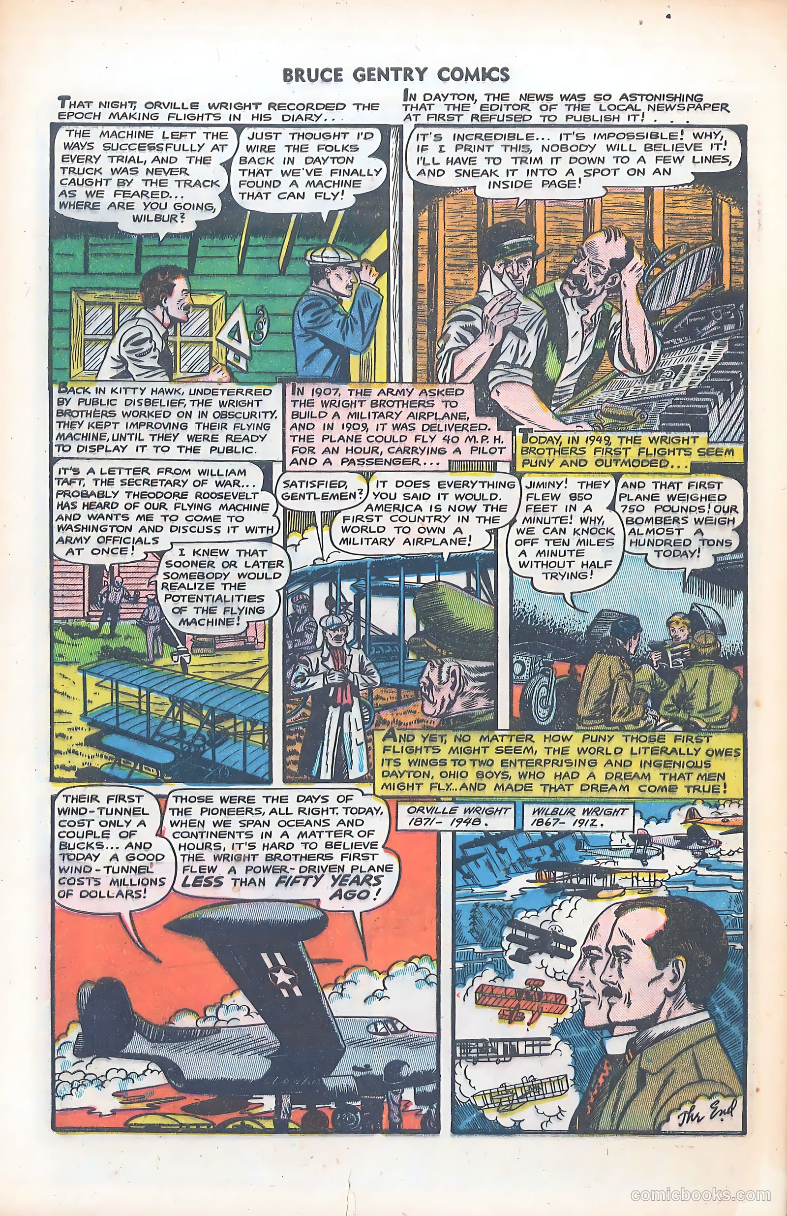 Bruce Gentry Comics #7 — page 28 of 36