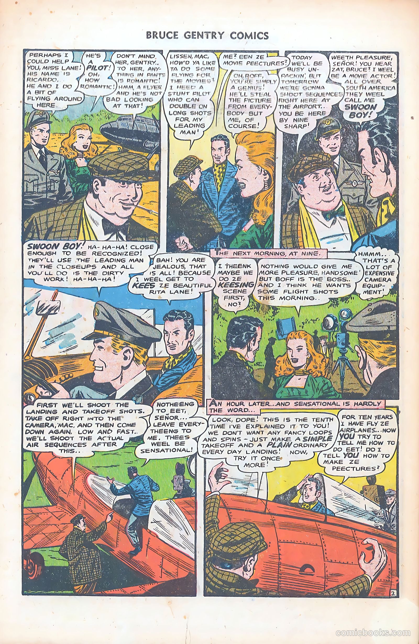Bruce Gentry Comics #7 — page 30 of 36