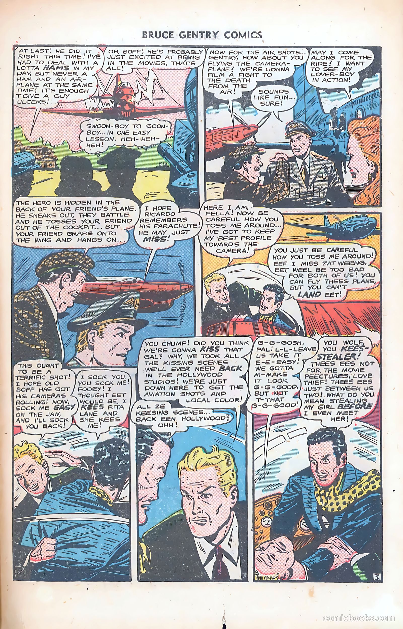 Bruce Gentry Comics #7 — page 31 of 36