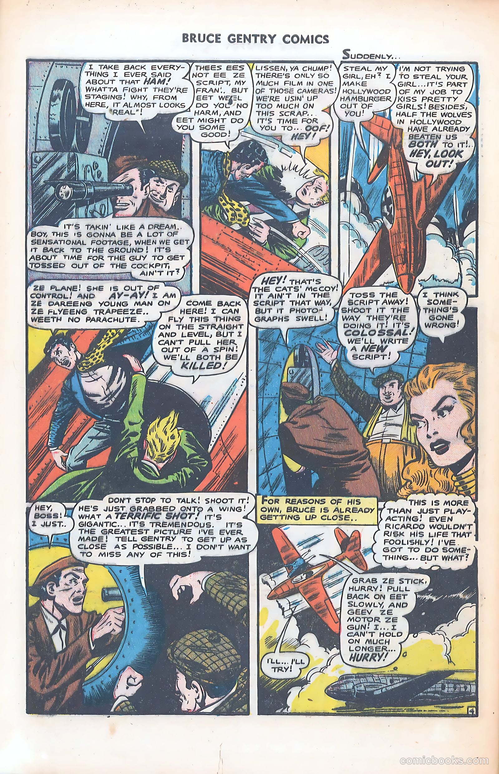 Bruce Gentry Comics #7 — page 32 of 36