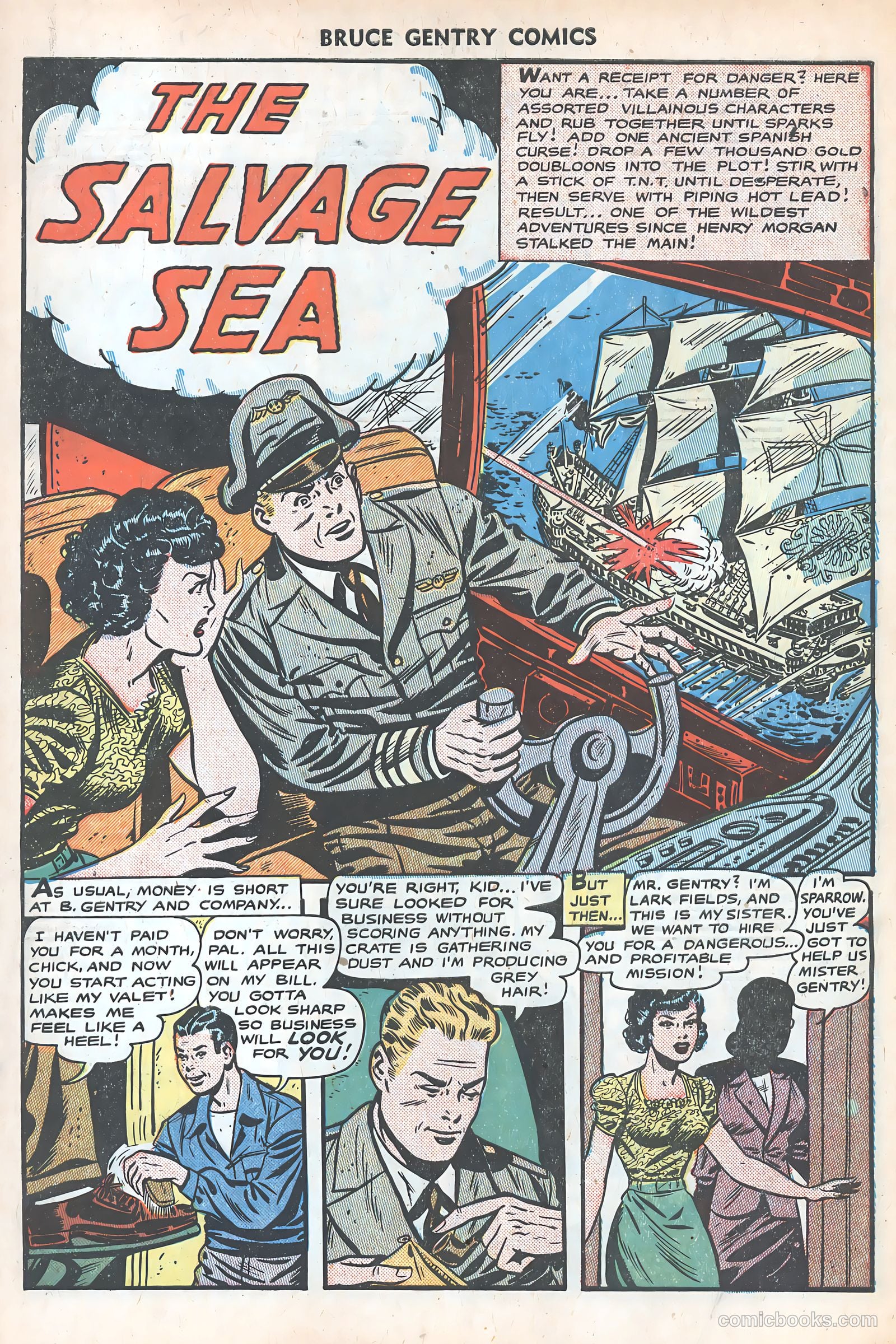 Bruce Gentry Comics #8 — page 3 of 36