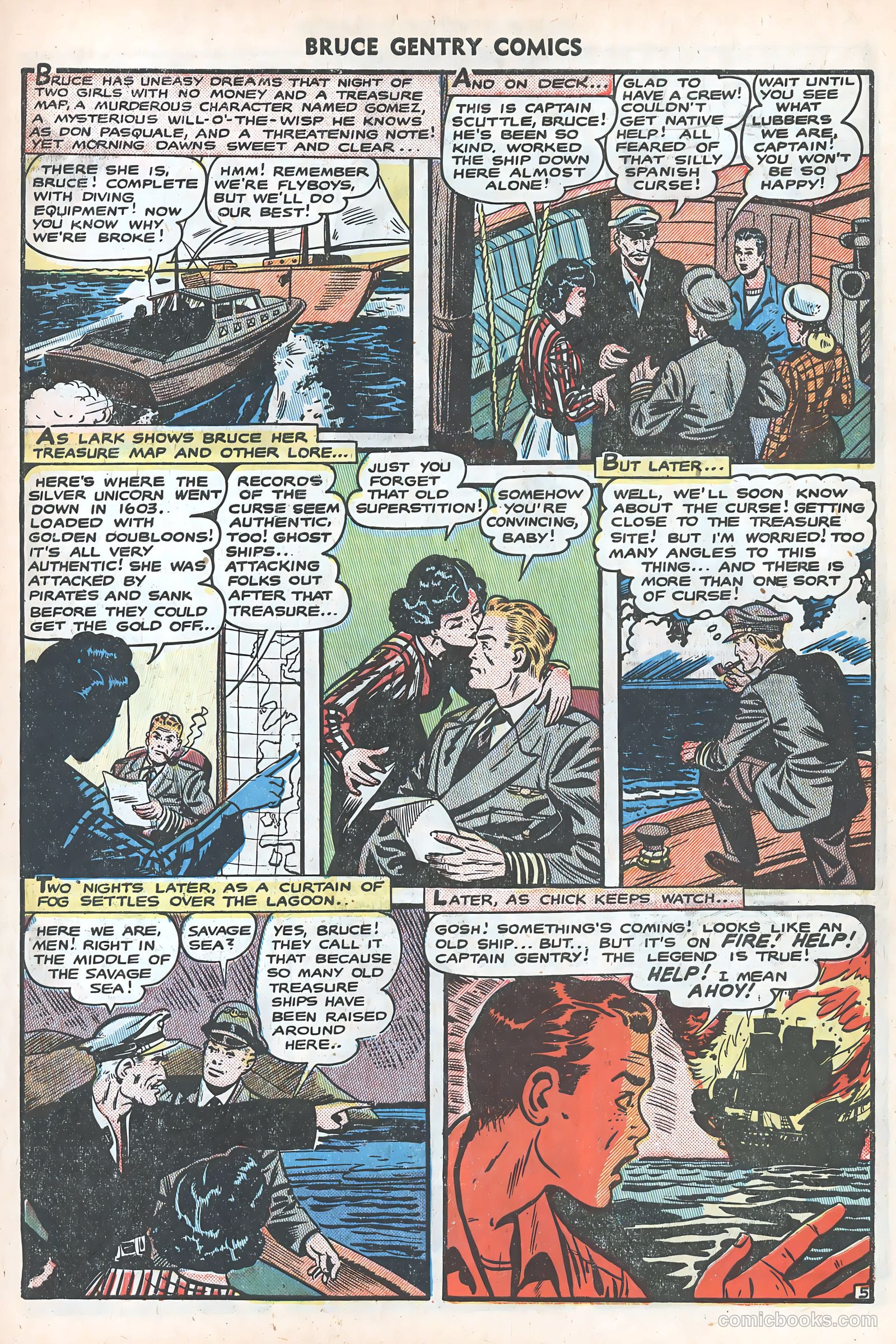 Bruce Gentry Comics #8 — page 7 of 36