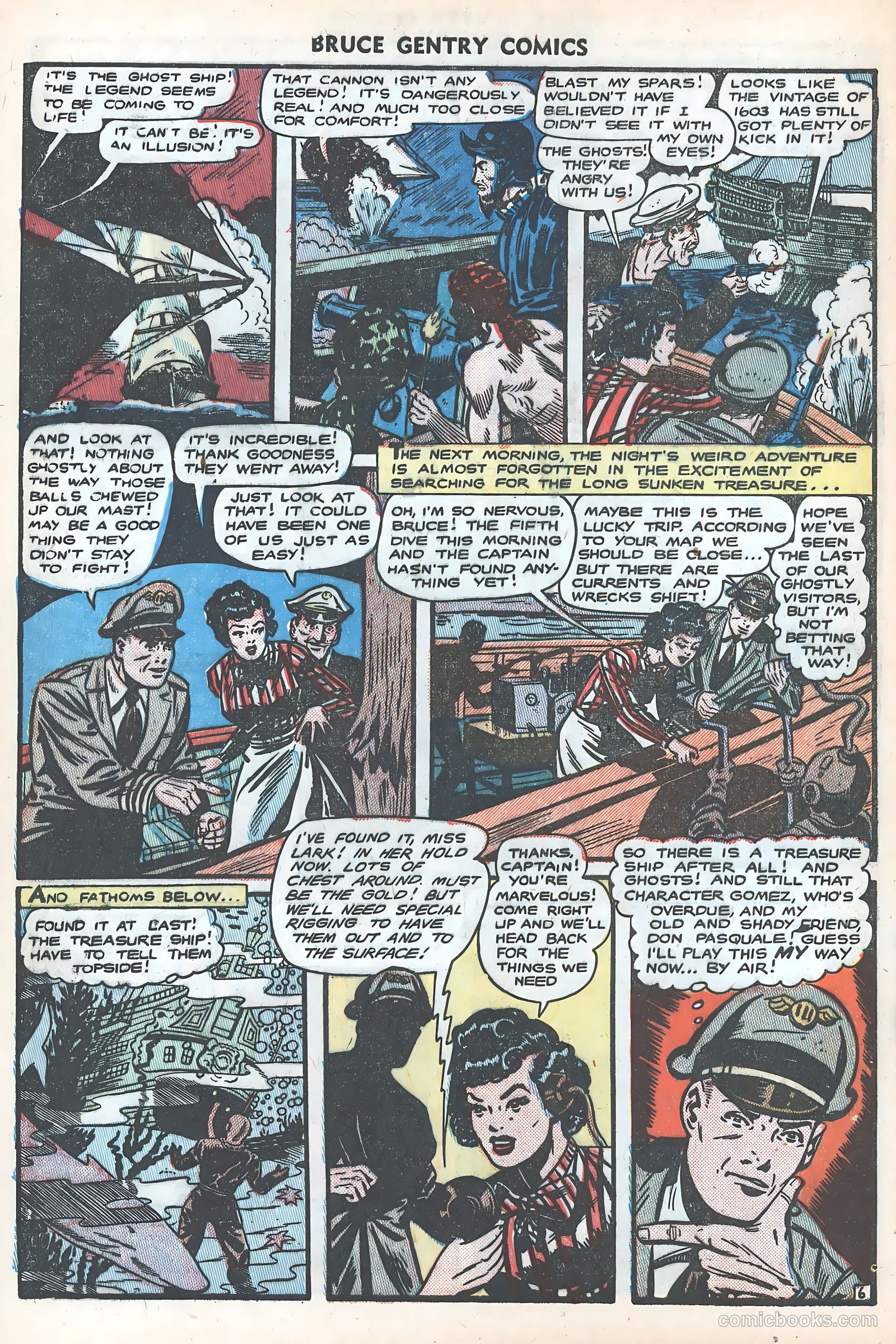 Bruce Gentry Comics #8 — page 8 of 36