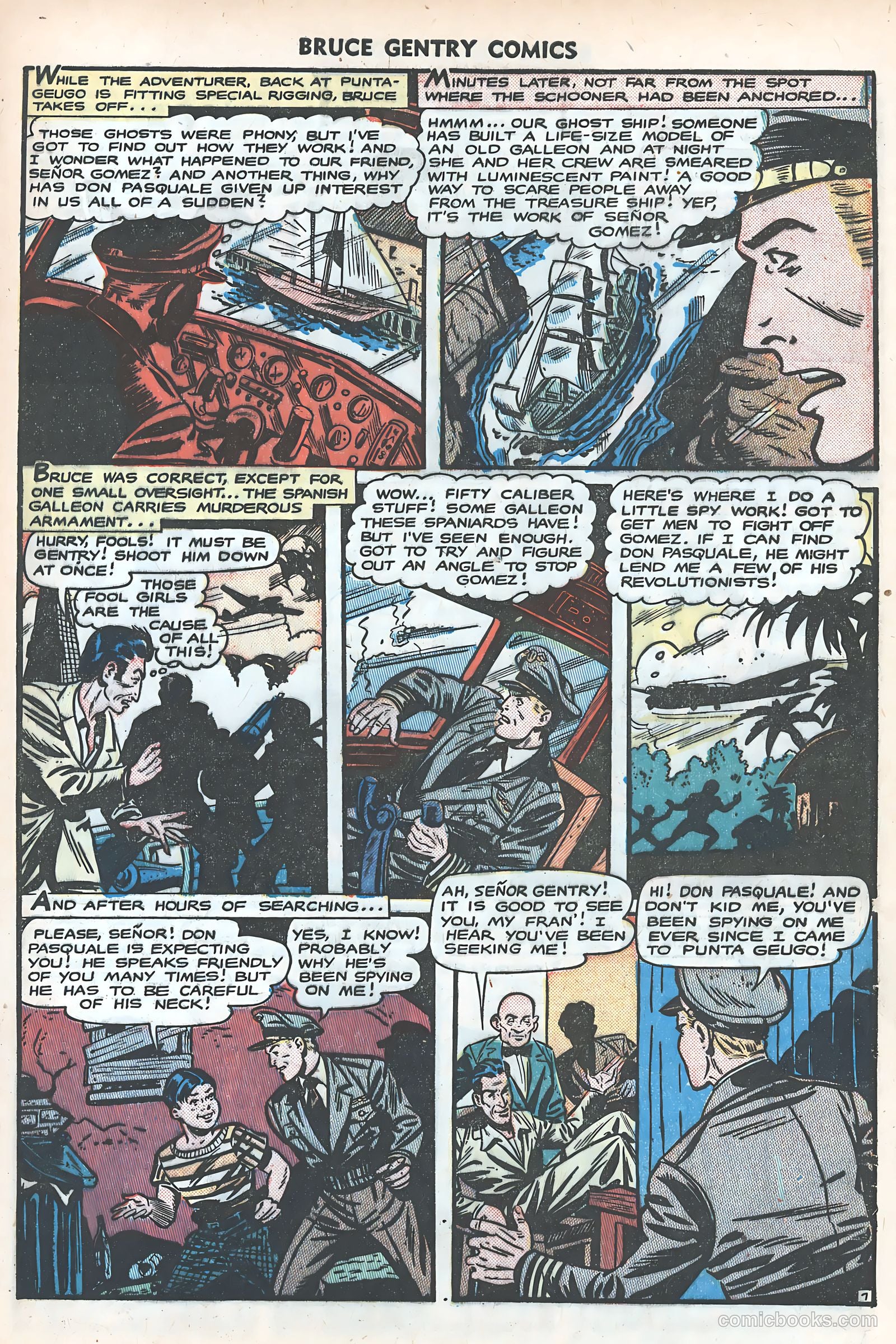 Bruce Gentry Comics #8 — page 9 of 36