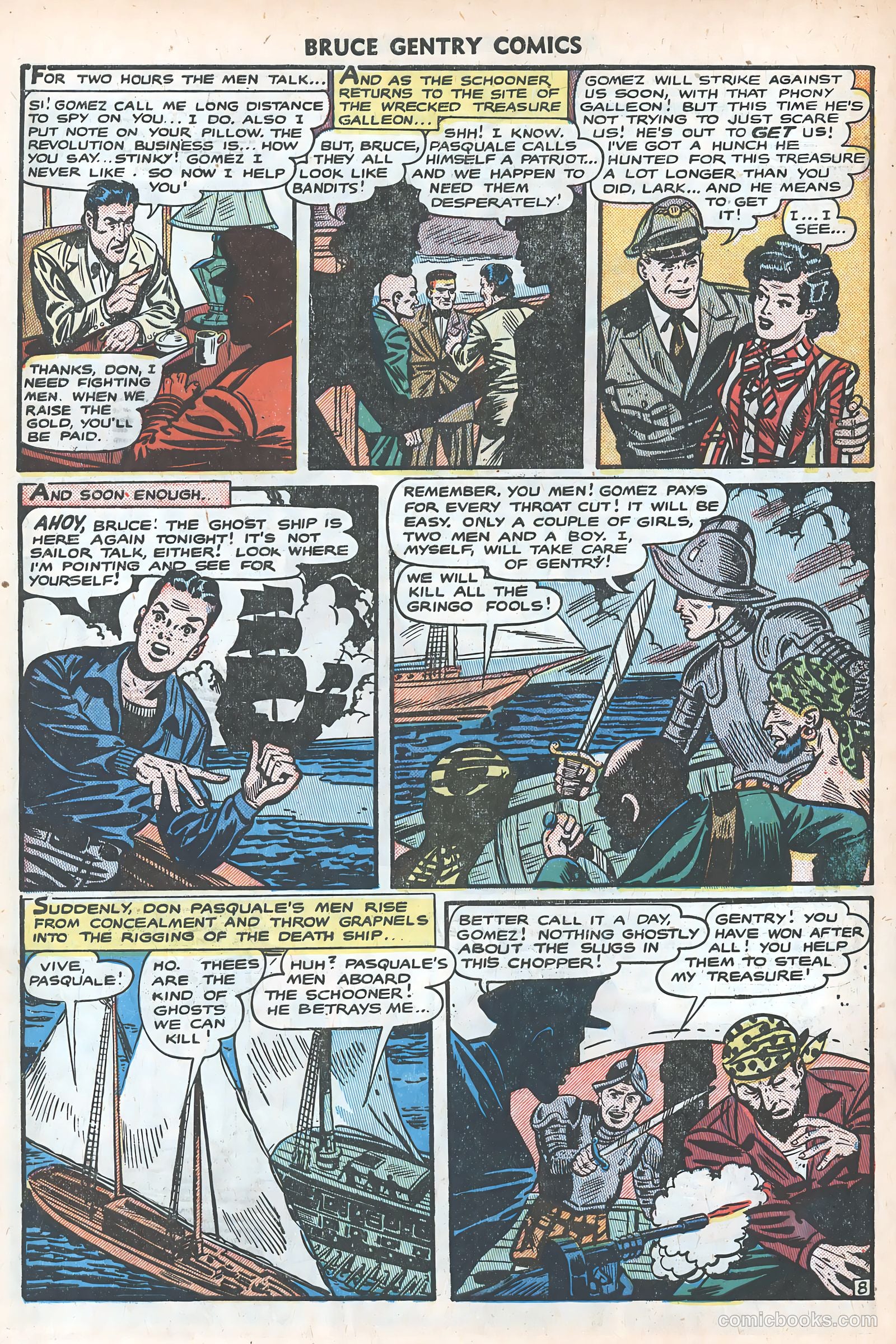 Bruce Gentry Comics #8 — page 10 of 36